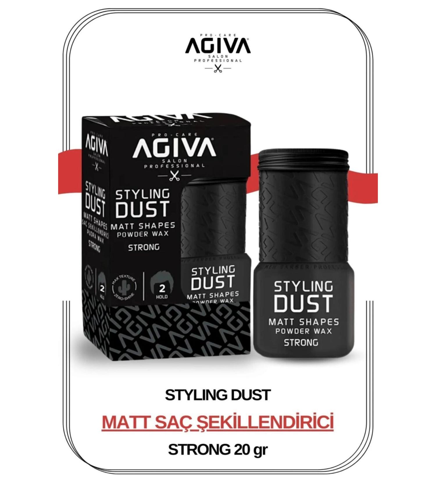 Agiva Hair Styling Powder Hair Styling Powder Wax No: 2 Hard Hold 20gr Matte Appearance - Buy Online on GoSupps.com