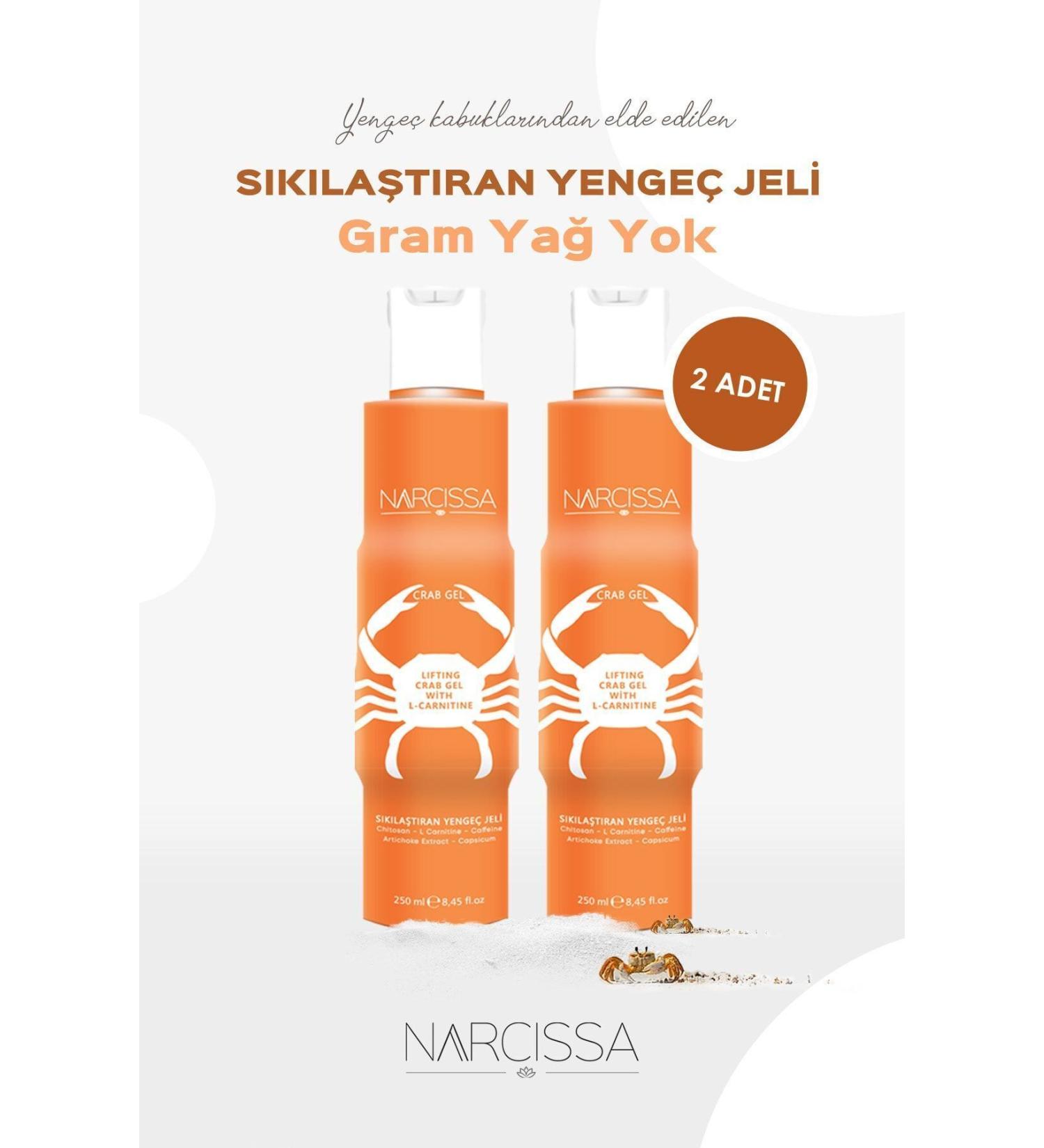 Narcissa 2 Pieces - Firming Cellulite and Stretch Mark Eliminating Crab Gel - Buy Online on GoSupps.com