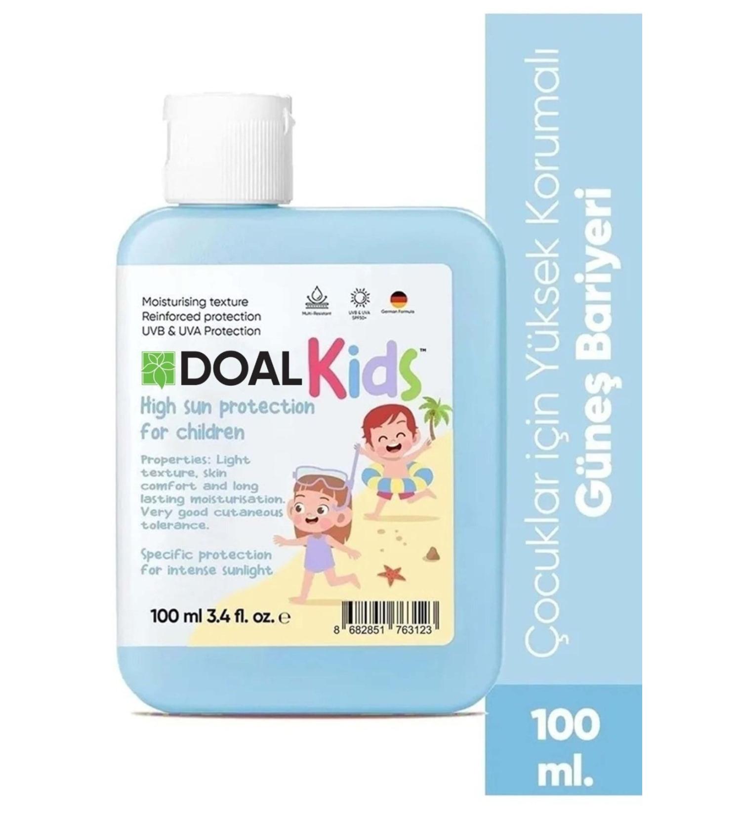 DOAL Kids High Protection Spf50+ Sun Cream for Children 100 ml
