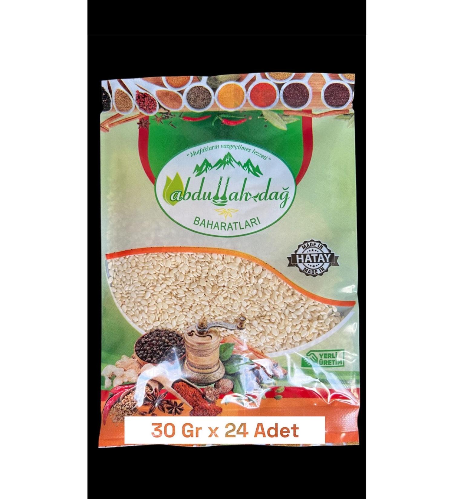 Hac o lu Spice Hatay Local Sesame White 30 gr X 24 Pieces