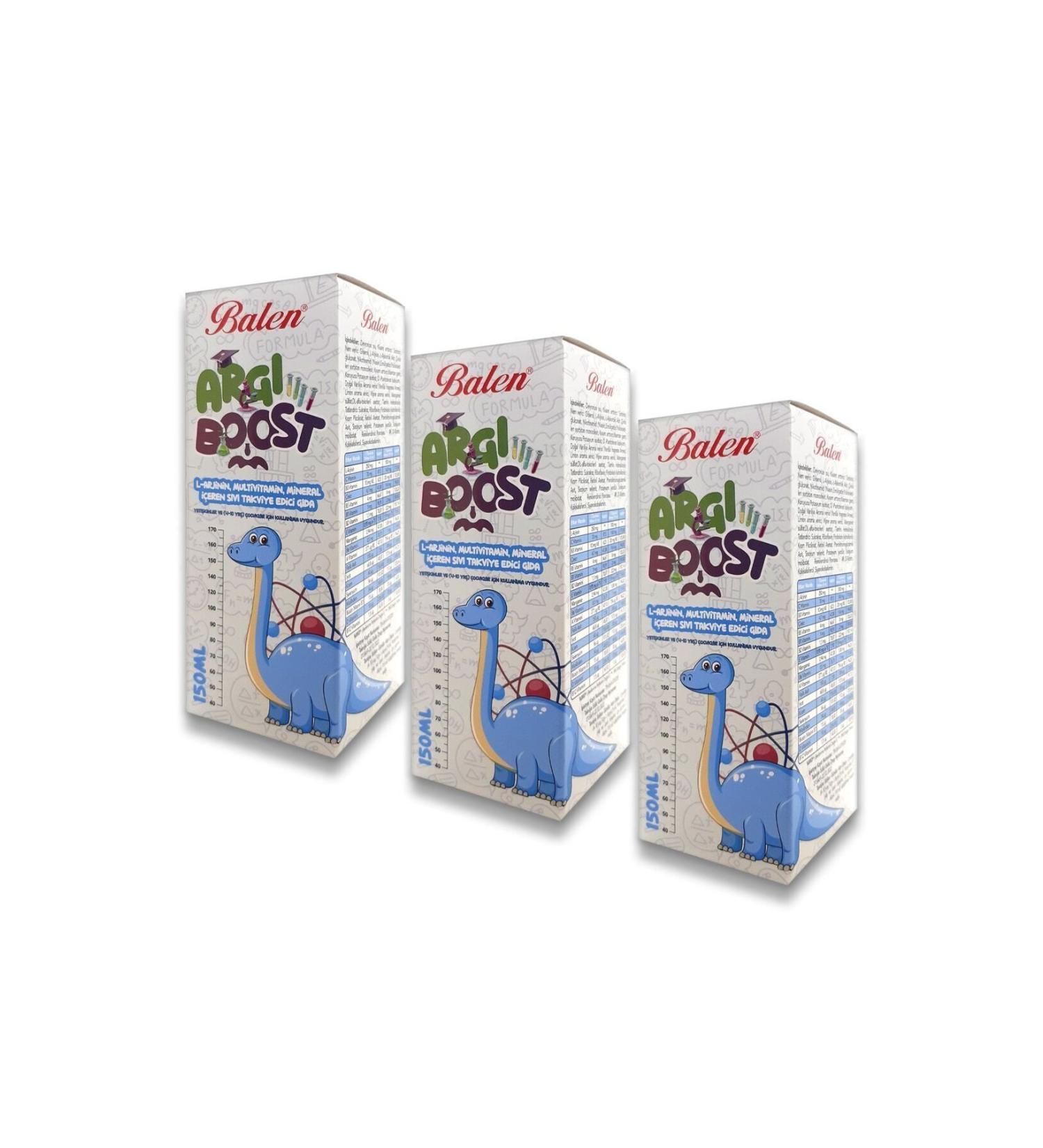 Balen Argi Boost Multivitamin Syrup 150 ml X 3 Pieces - Buy Online on GoSupps.com