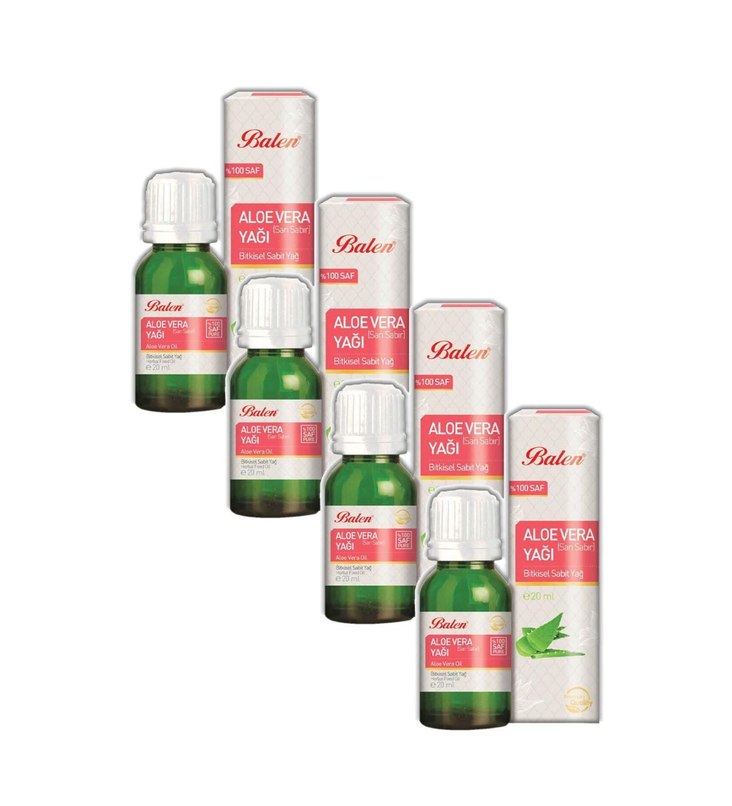 Balen Aloe Vera (YELLOW PATIENCE) Oil Maceration 20 ml 4 Pieces