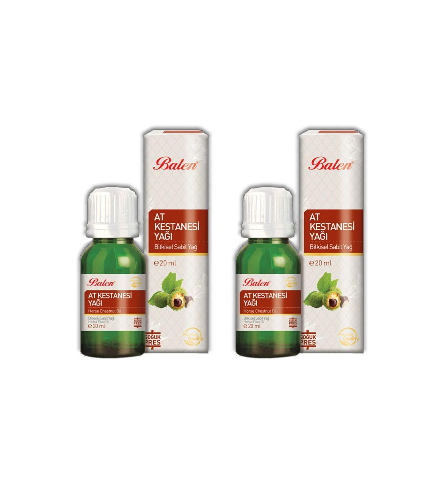 Balen Horse Chestnut Oil (COLD PRESS) 20 ml 2 Pieces