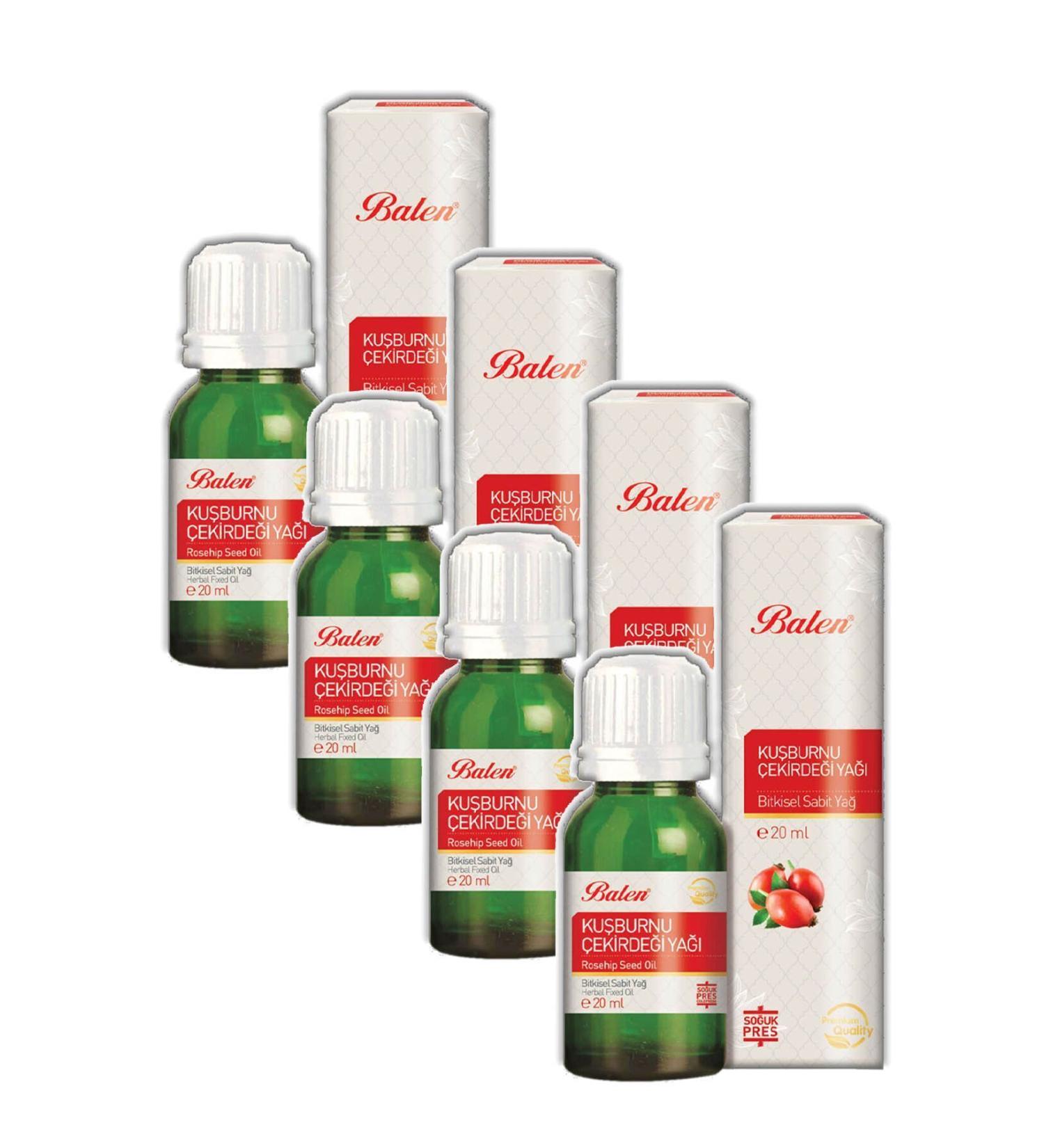 Balen Rosehip Seed Oil Cold Press 20 ml X 4 Pieces