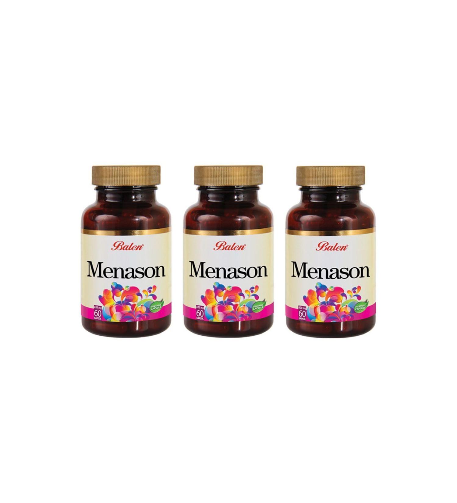 Balen Menason Plant Extracts Mixture 60 Capsules 3 Pieces