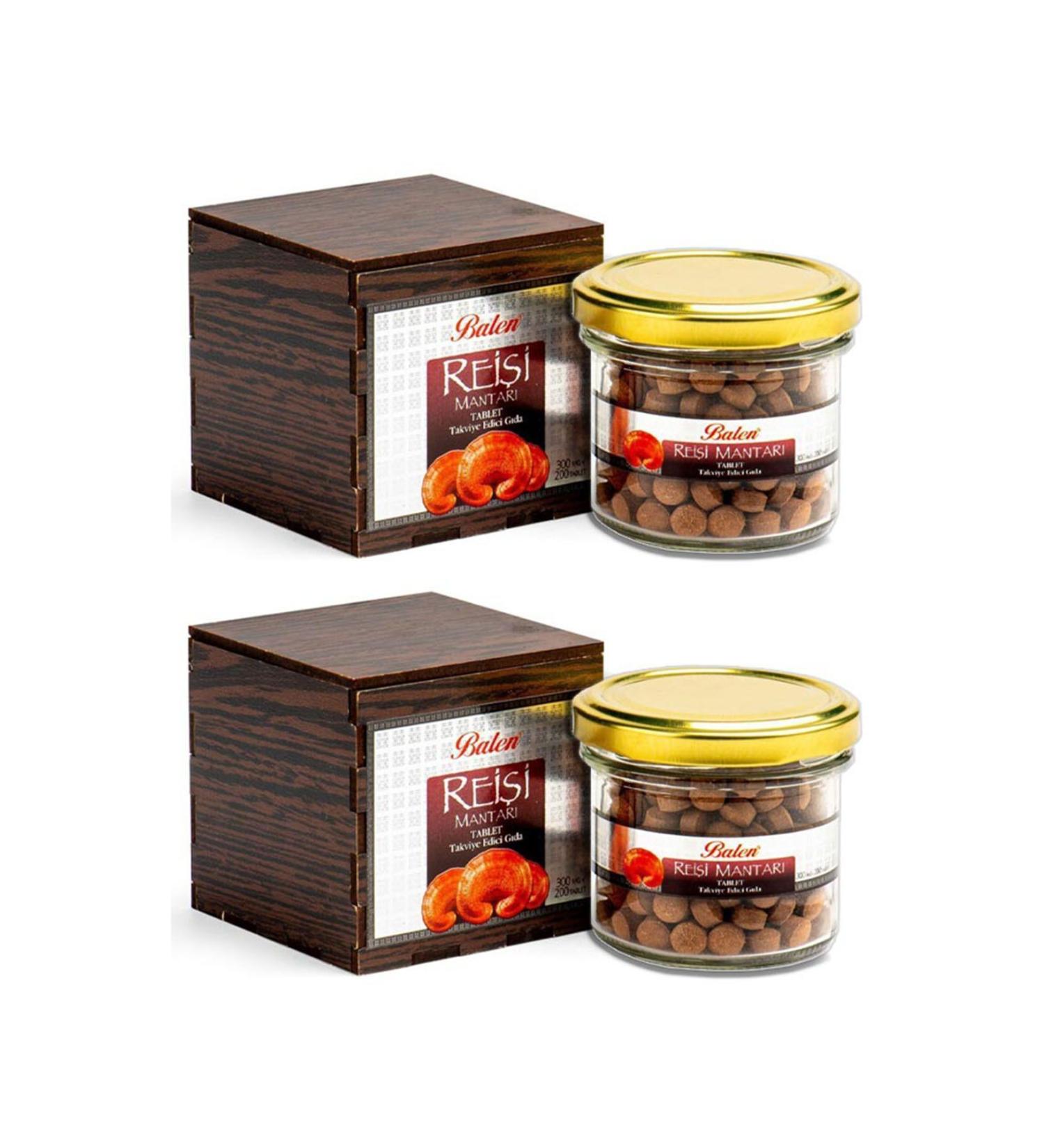 Balen Reishi Mushroom Ganoderma Lucidum 300 Mg 200 Tablets 2 Pieces
