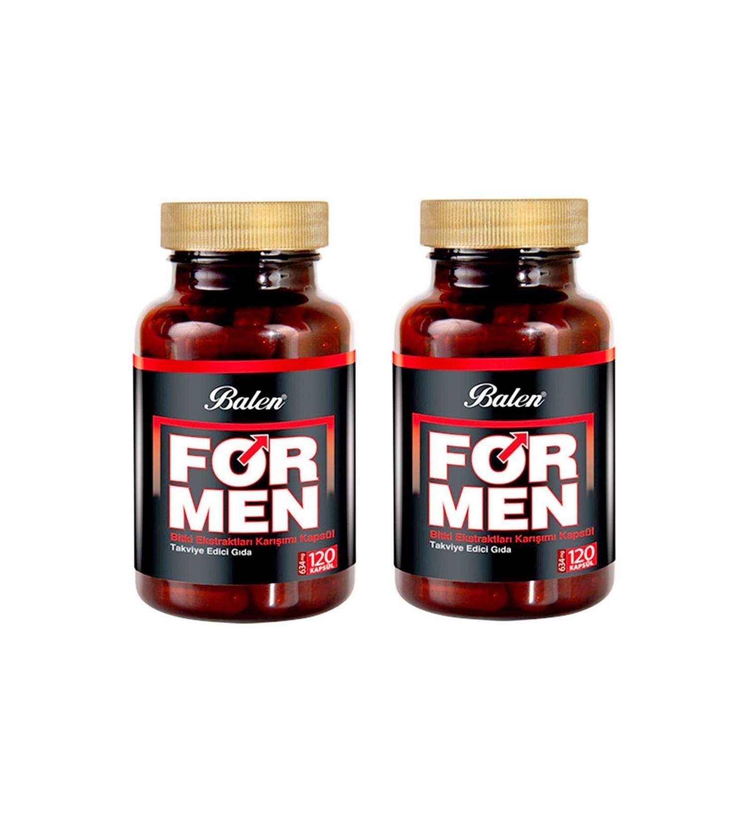 Balen For Men Herbal Mixture 634 Mg 120 Capsules X 2 Pieces