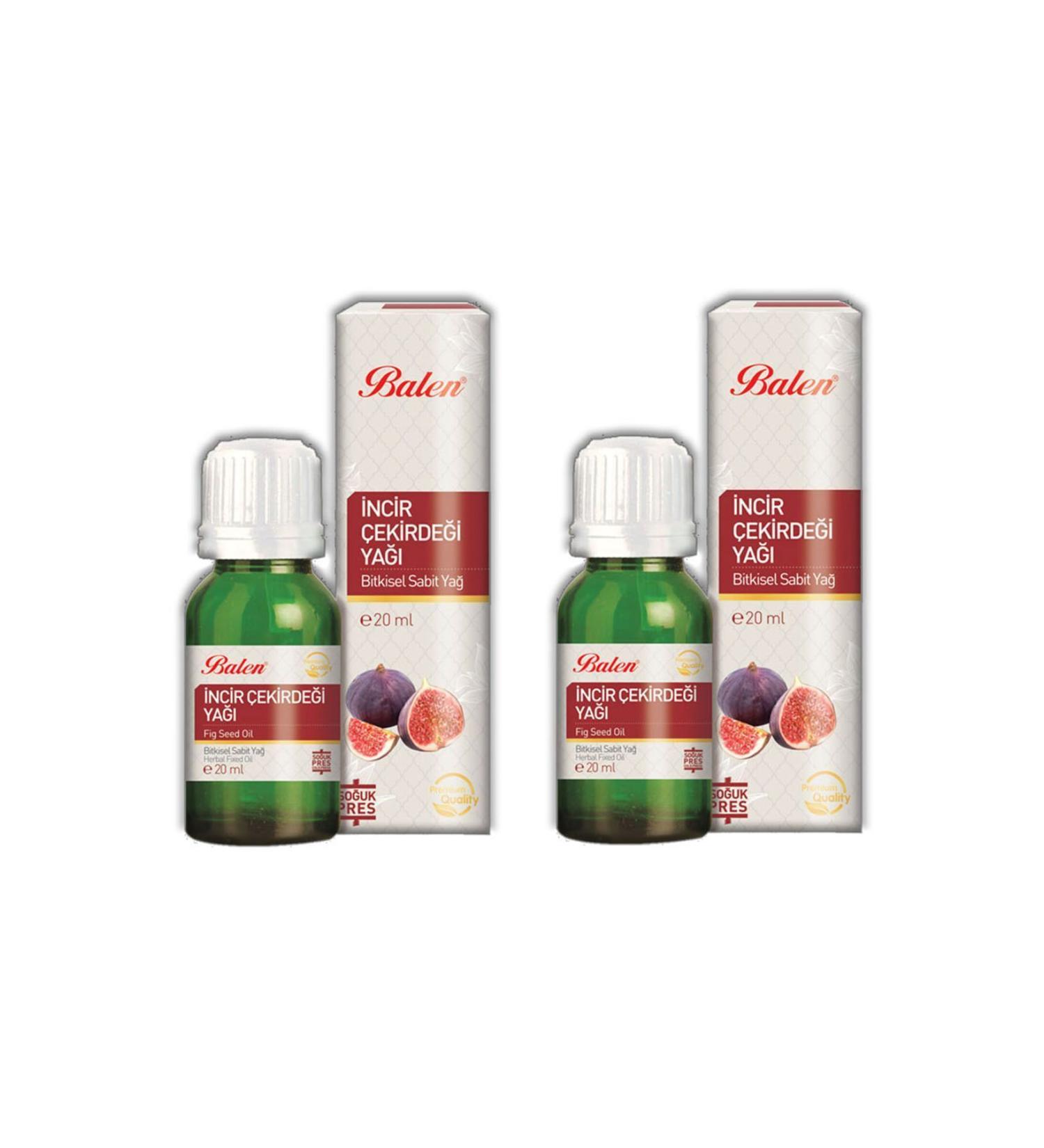 Balen Fig Seed Oil - Cold Press 20 ml X 2 Pieces