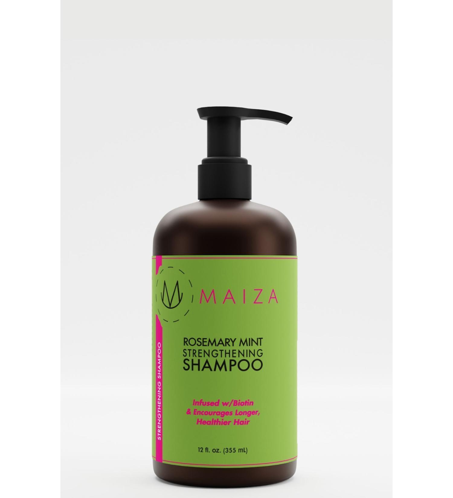 MA ZA Rosemary Mint Strengthening Shampoo - Rosemary Mint Strengthening Shampoo 335 ml