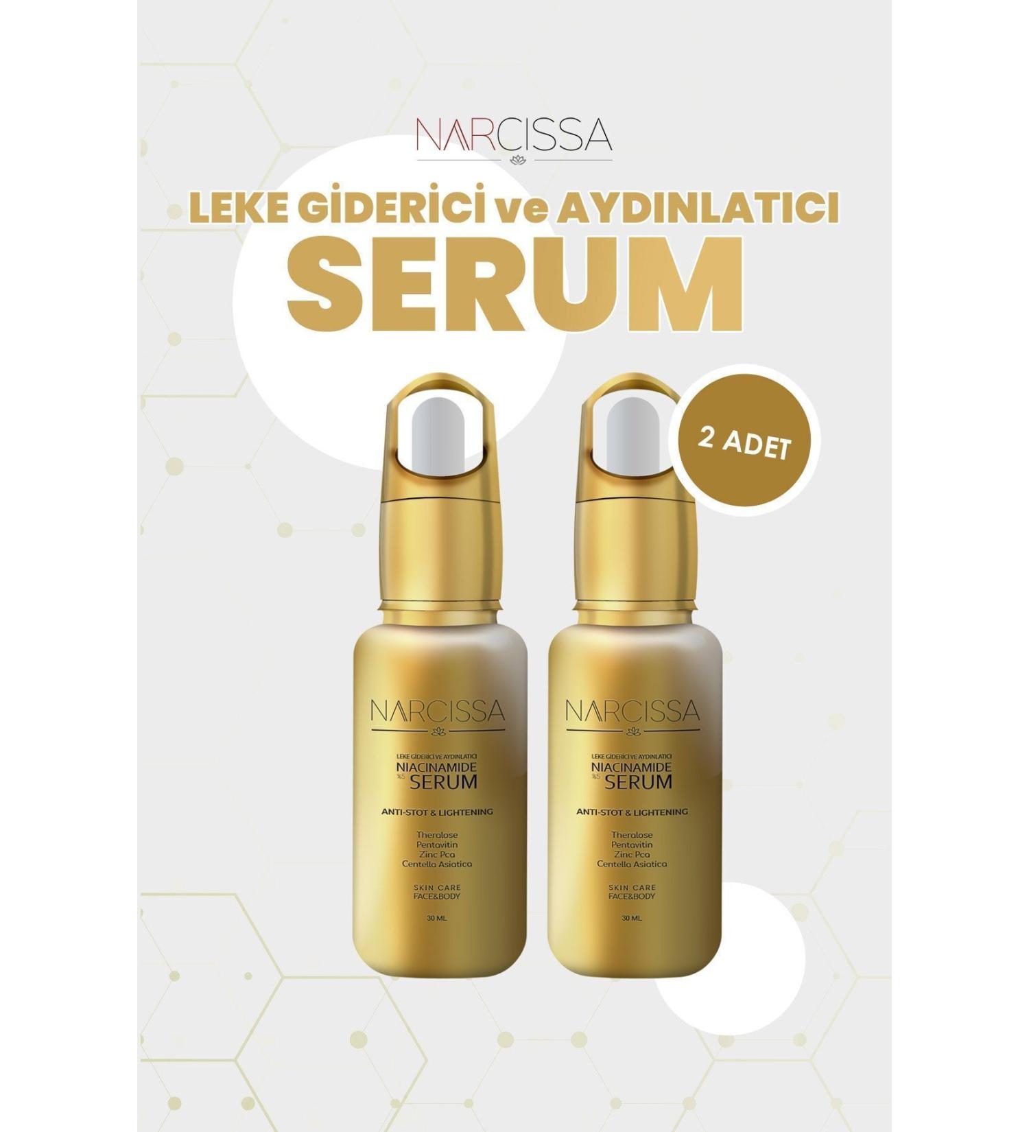 Narcissa 2 Pieces - Skin Tone Equalizing and Brightening Skin Care Serum - Buy Online on GoSupps.com