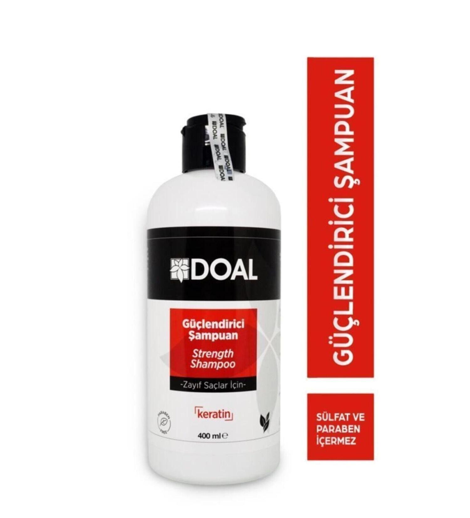 DOAL Strengthening Keratin Shampoo for Weak Hair 400 ml - Buy Online on GoSupps.com