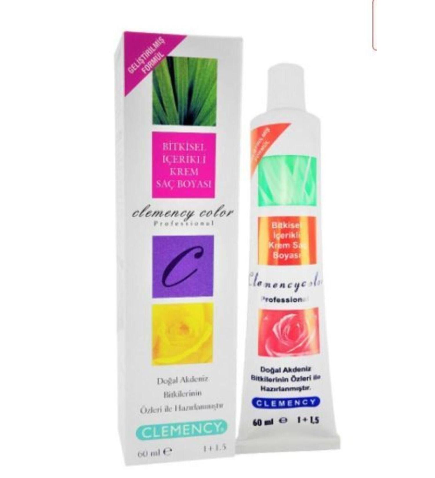 Clemency Herbal Content Tube Hair Dye 4.62 Dark Red Violet