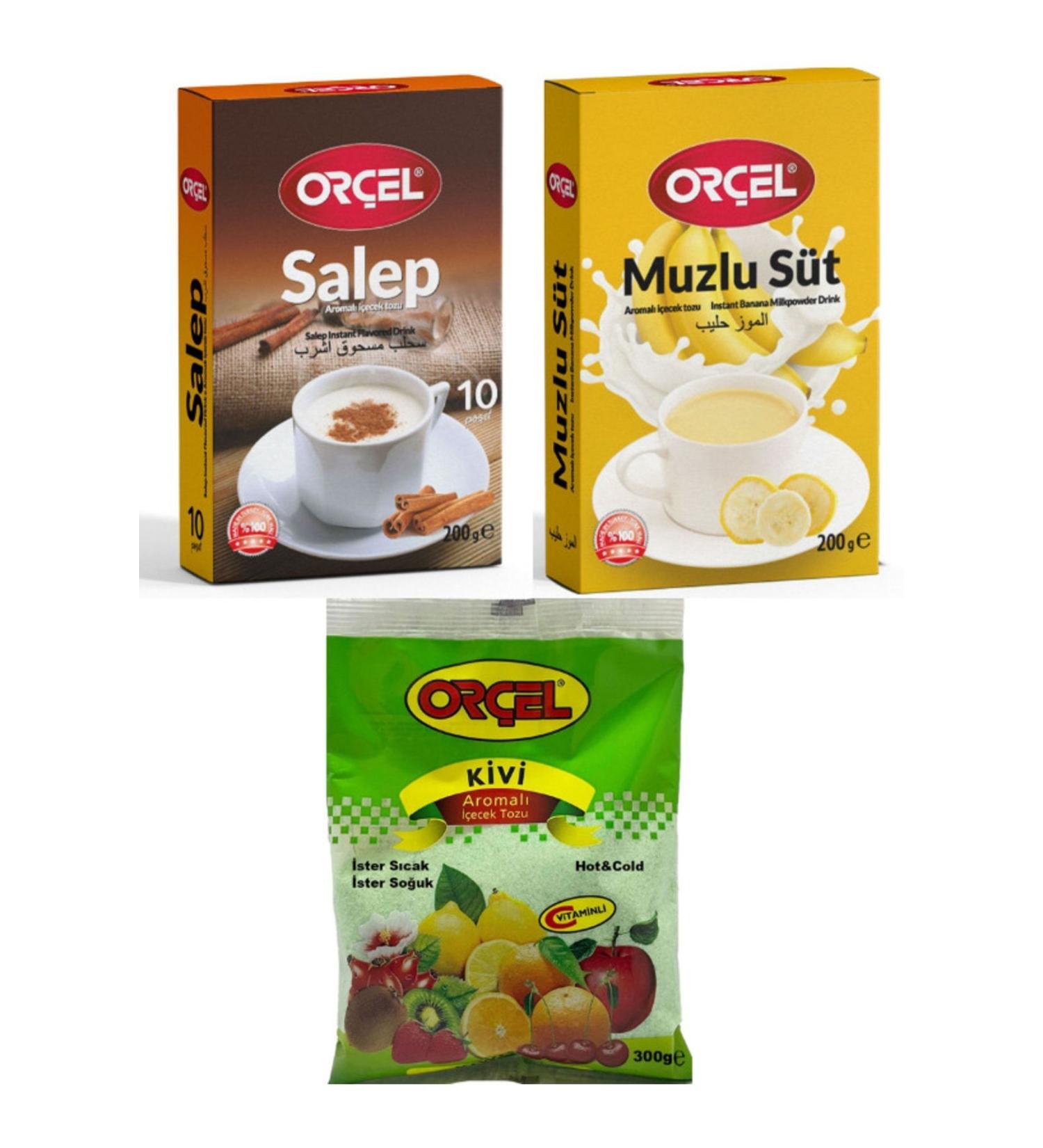 OR EL Banana Milk 200gr. Kiwi 300gr. Salep 200gr. Flavored Drink Powder Oralet Tea