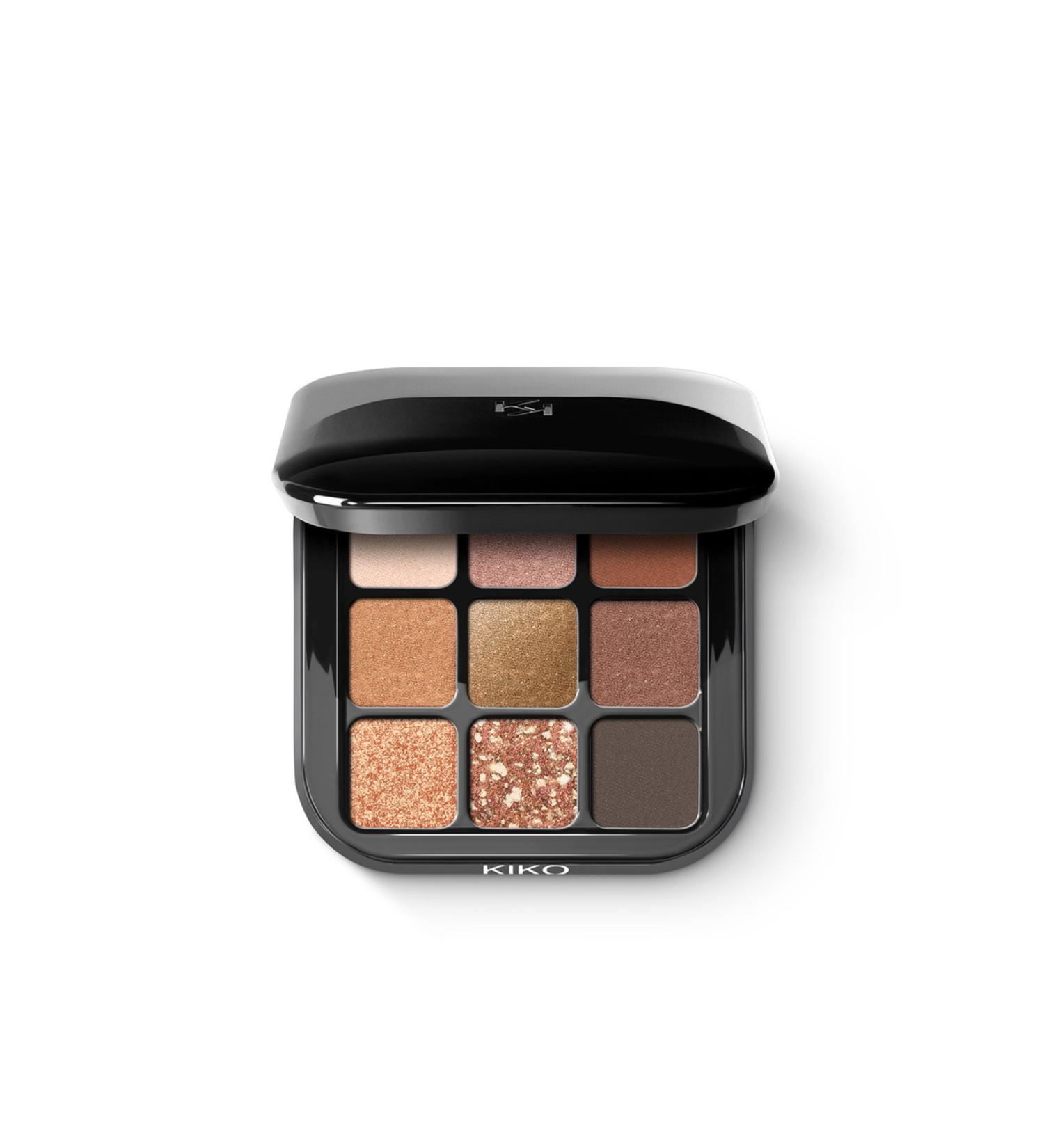 KIKO EYESHADOW - NEW GLAMOR MULTI FINISH EYESHADOW PALETTE - 02 Sunset Vibes