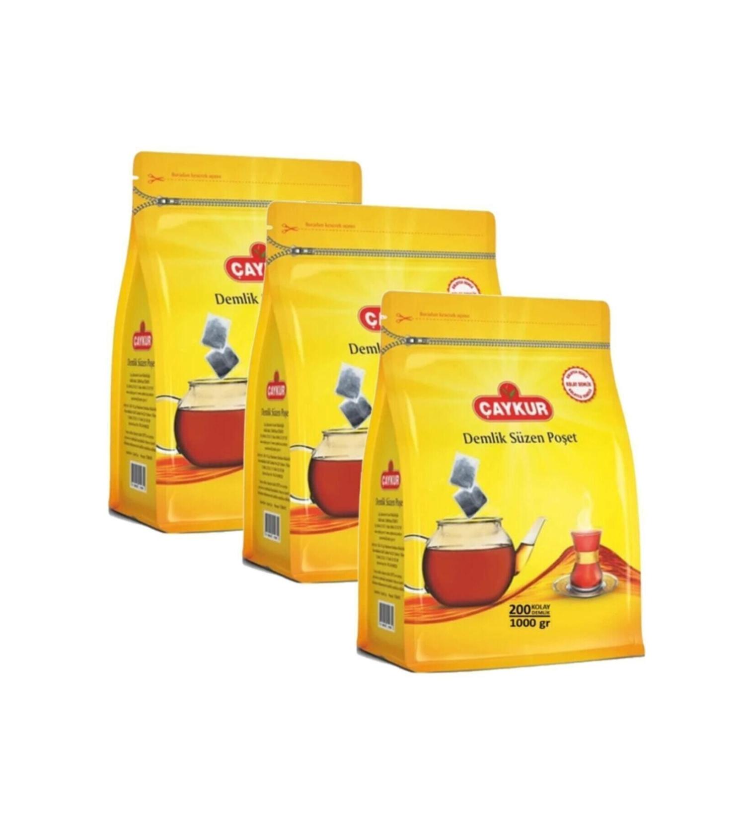 aykur Teapot Filtering Tea Bag 5 gr 200 3 Packs