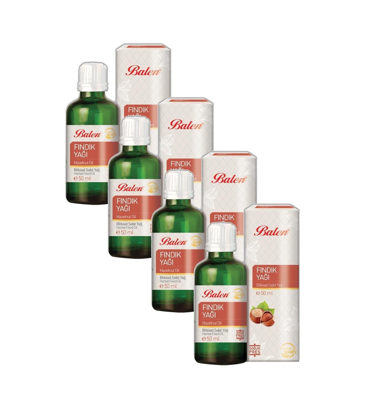 Balen Hazelnut Oil Cold Press 50 ml 4 Pieces