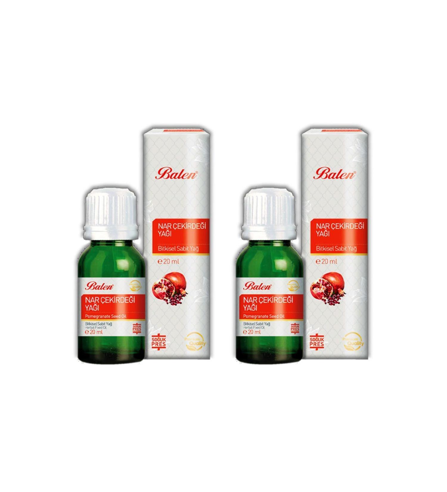 Balen Pomegranate Seed Oil Cold Press 20 ml 2 Pieces