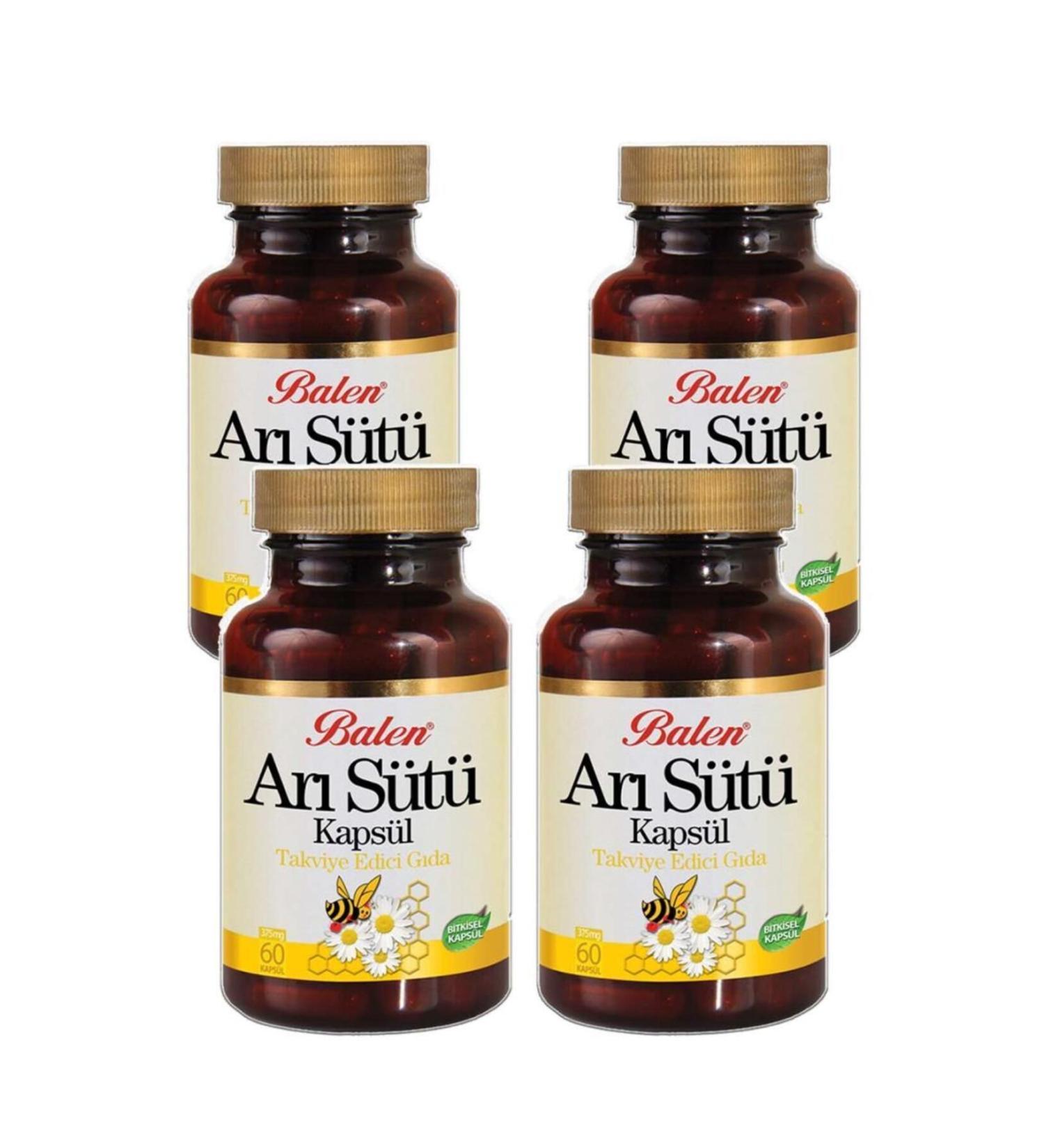 Balen Royal Jelly Capsule 375 Mg 60 Capsules 4 Pieces