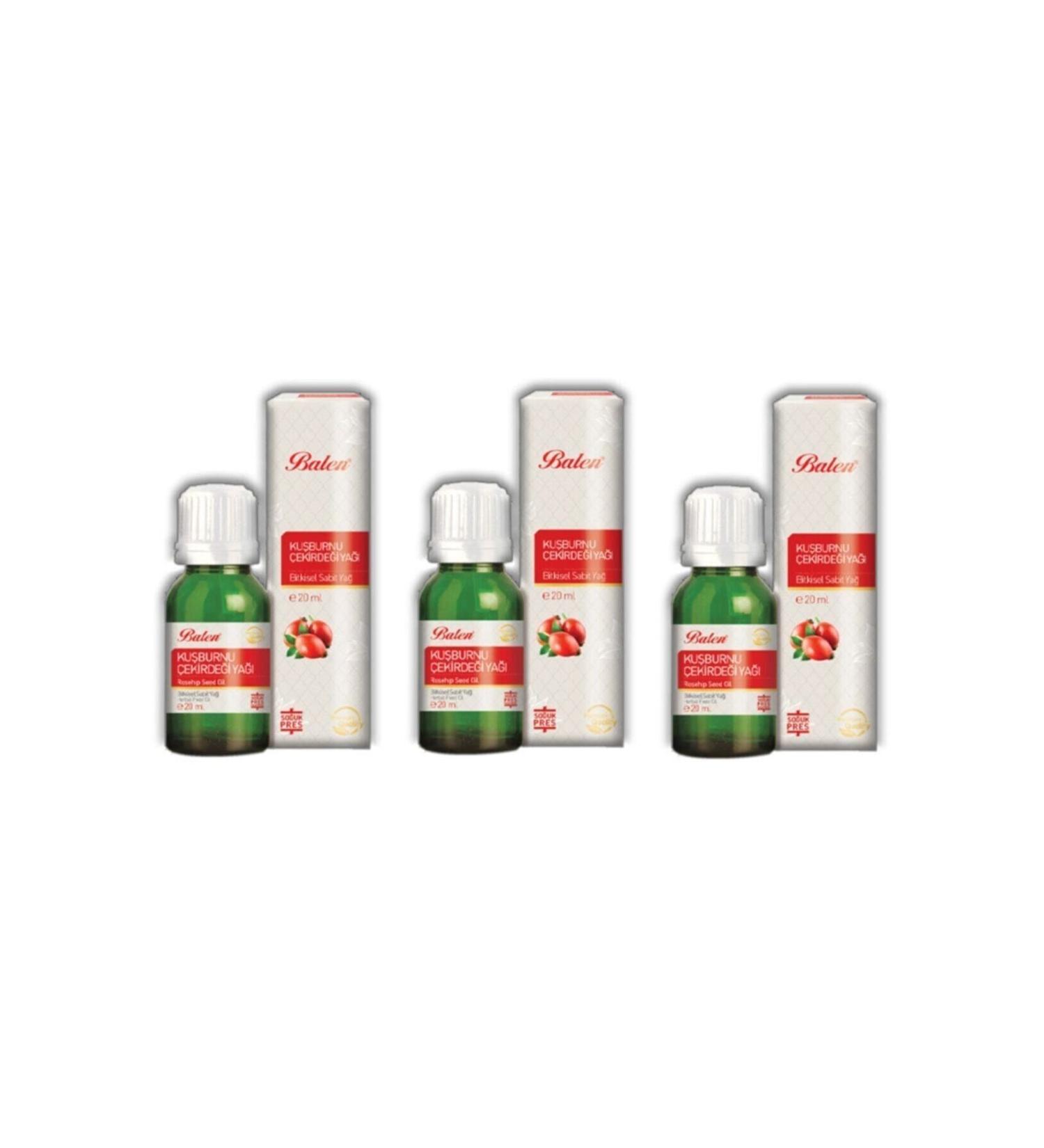 Balen Rosehip Seed Oil Cold Press 20 ml X 3 Pieces