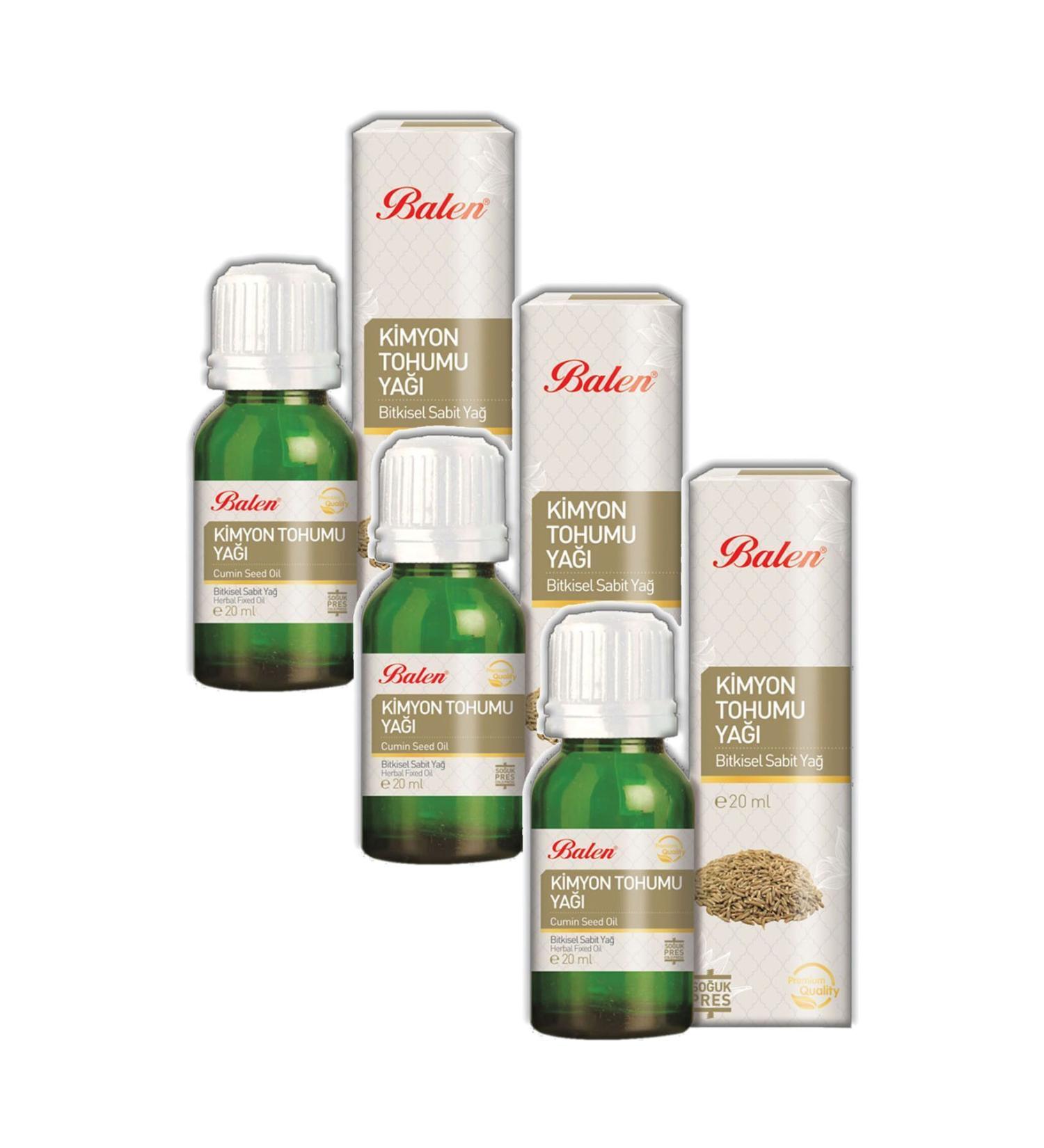 Balen Cumin Seed Oil Cold Pressed 20 ml 3 Pieces