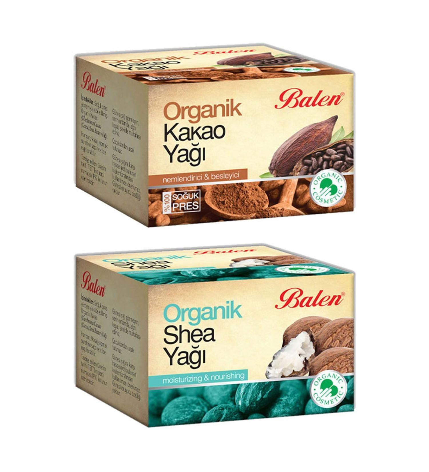 Balen Organic Shea Butter 50 ML Organic Cocoa Butter 50 ml - Buy Online on GoSupps.com