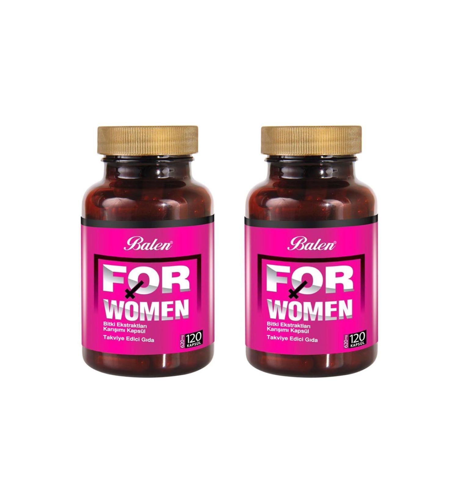 Balen For Women Herbal Mixture 620 Mg 120 Capsules X 2 Pieces