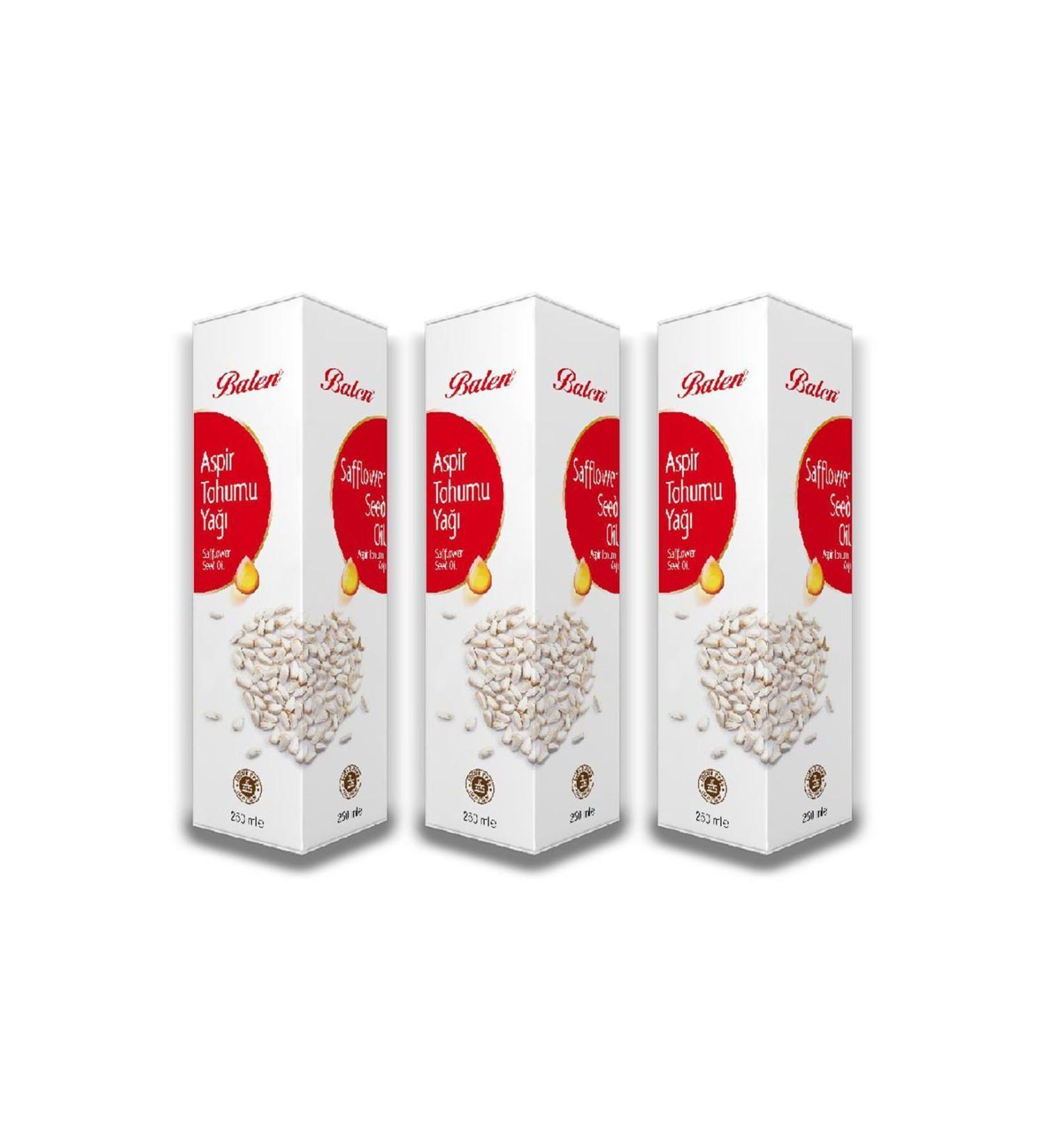 Balen 3 Pieces Cla Safflower Oil 250ml