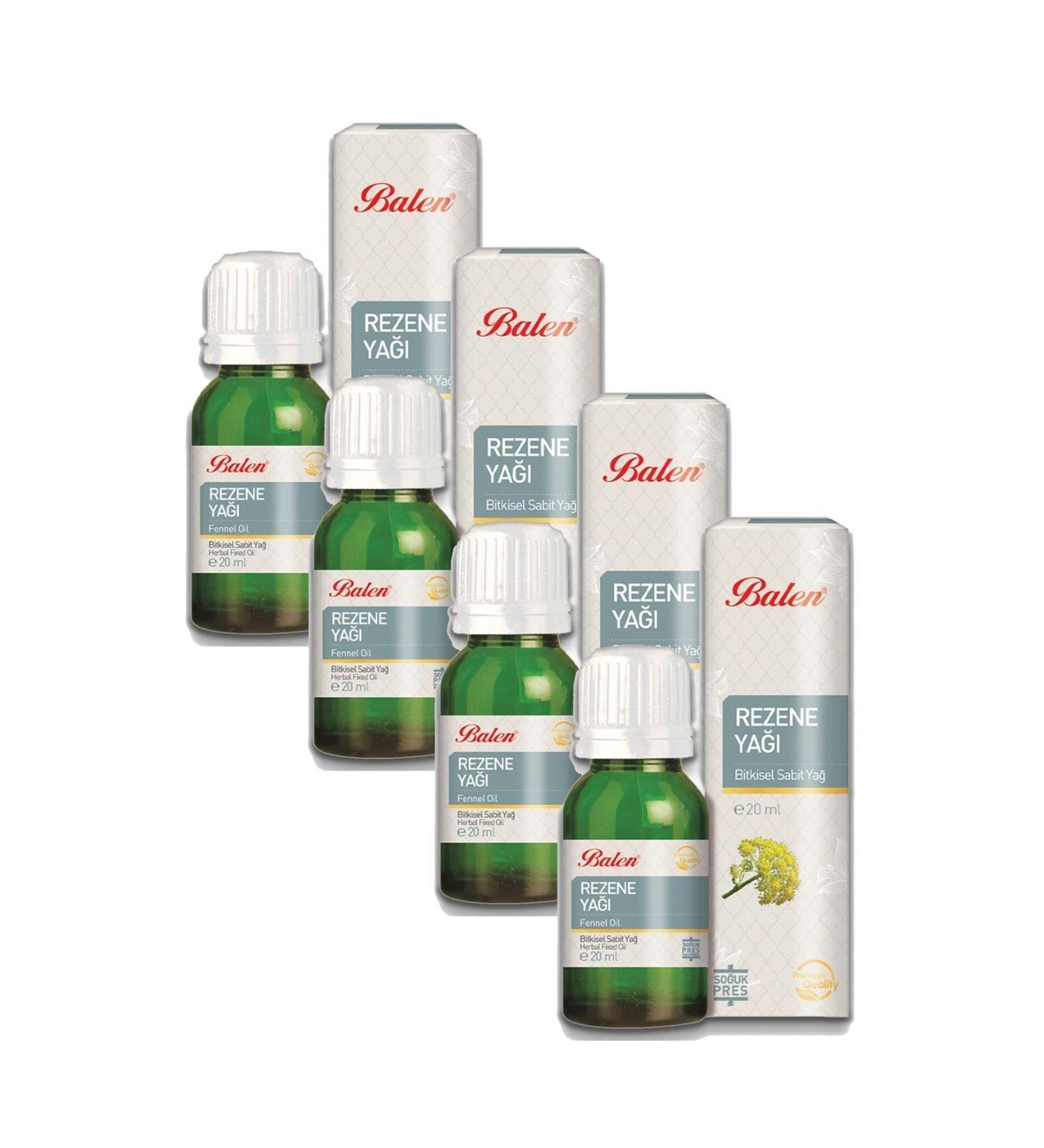Balen Fennel Oil Cold Press 20 ml 4 Pieces