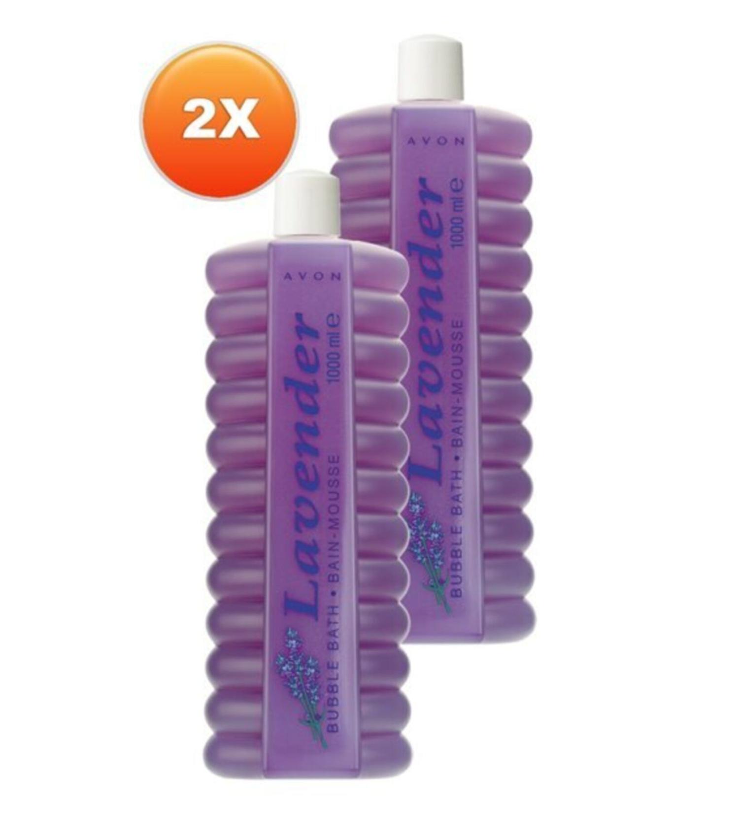Avon Lavender Shower Gel & Bath Foam. 2 Pieces 1 Liter.