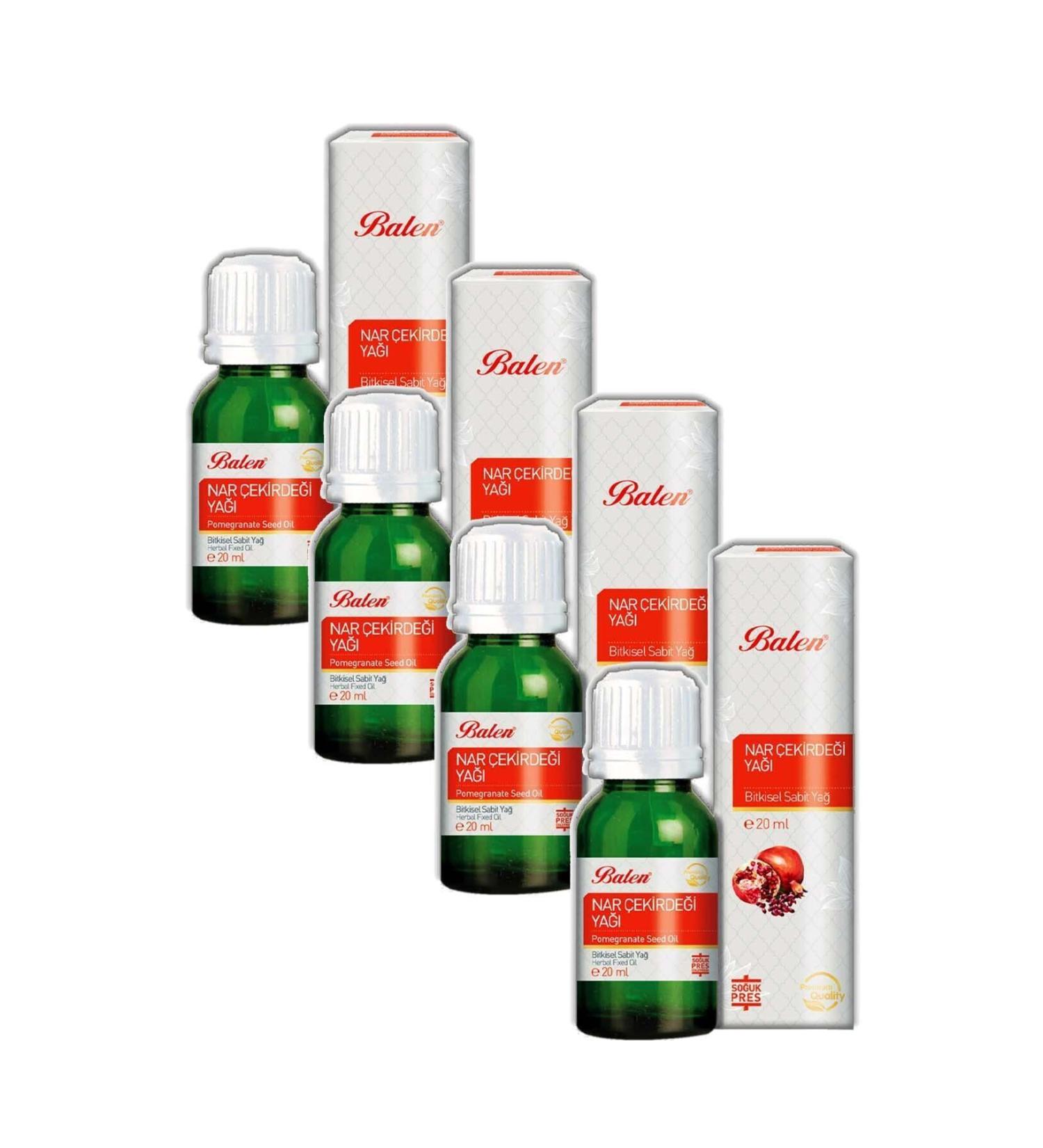 Balen Pomegranate Seed Oil Cold Press 20 ml 4 Pieces