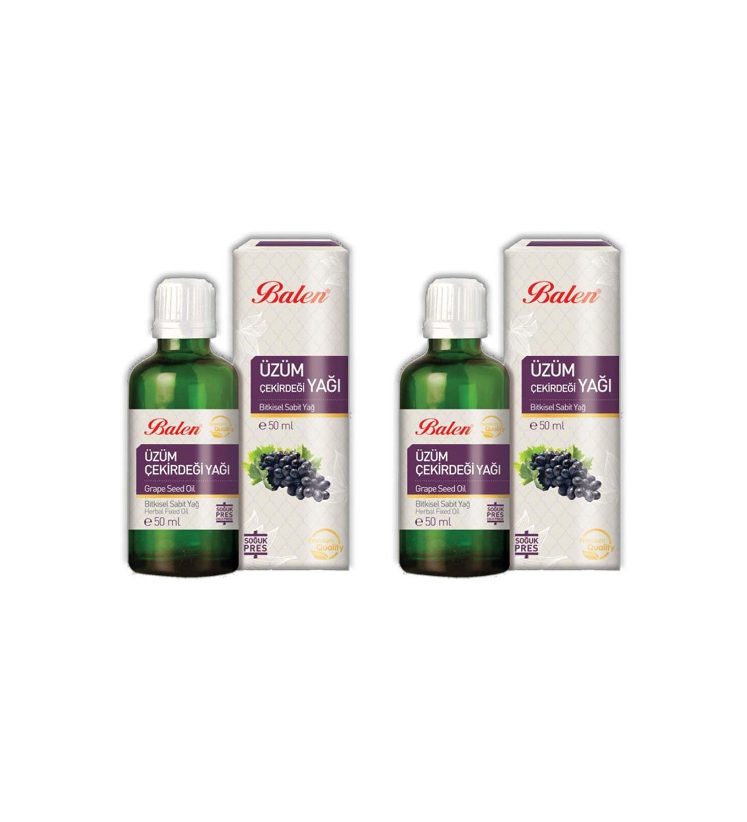 Balen Grape Seed Oil Cold Pressed 50 ml 2 Pieces
