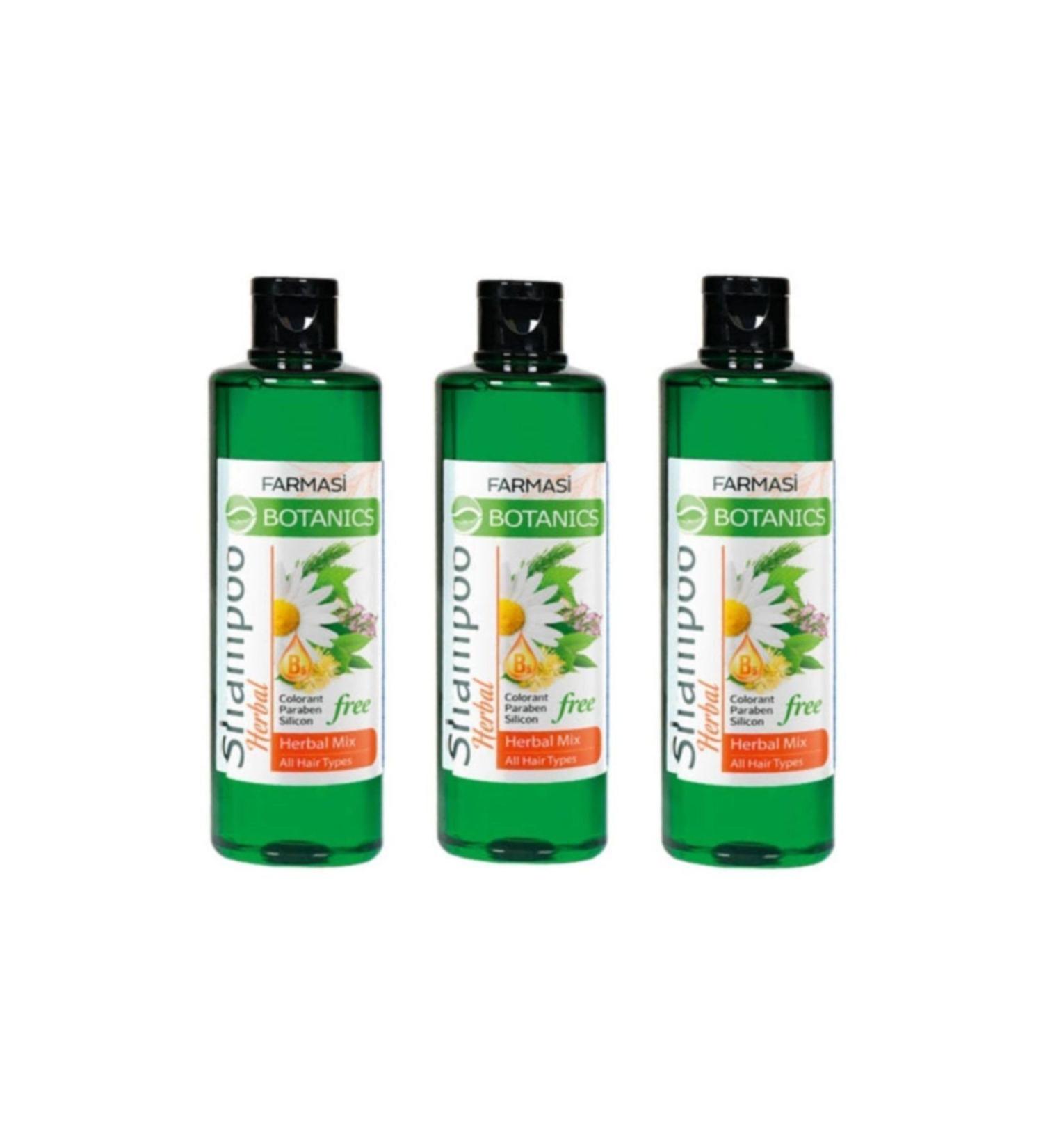 Farmasi Botanics Herbal Mix Shampoo 500 ml X 3 Pieces