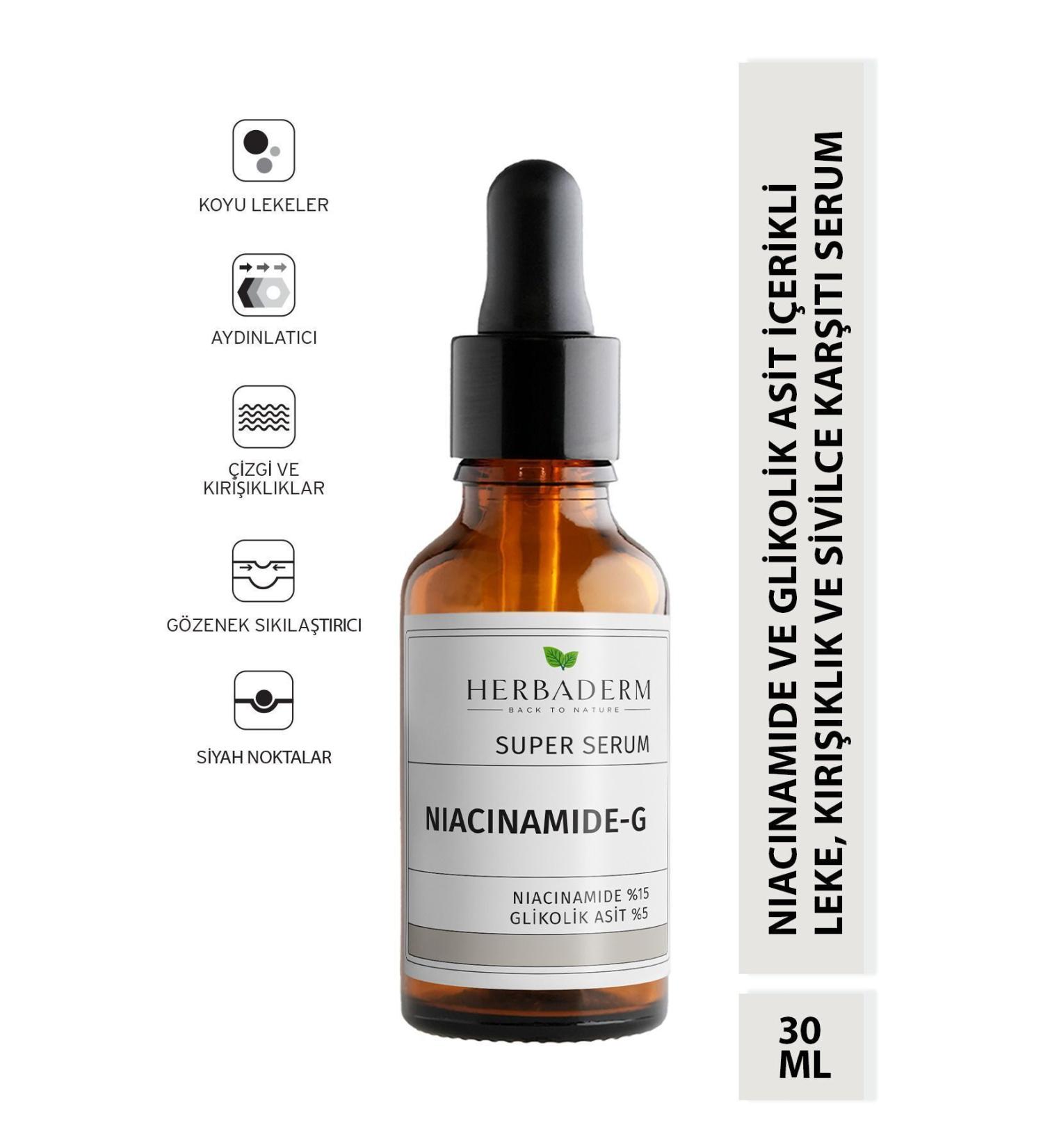 Herbaderm Anti-Blemish Anti-Acne Niacinamide Super Serum - Buy Online on GoSupps.com