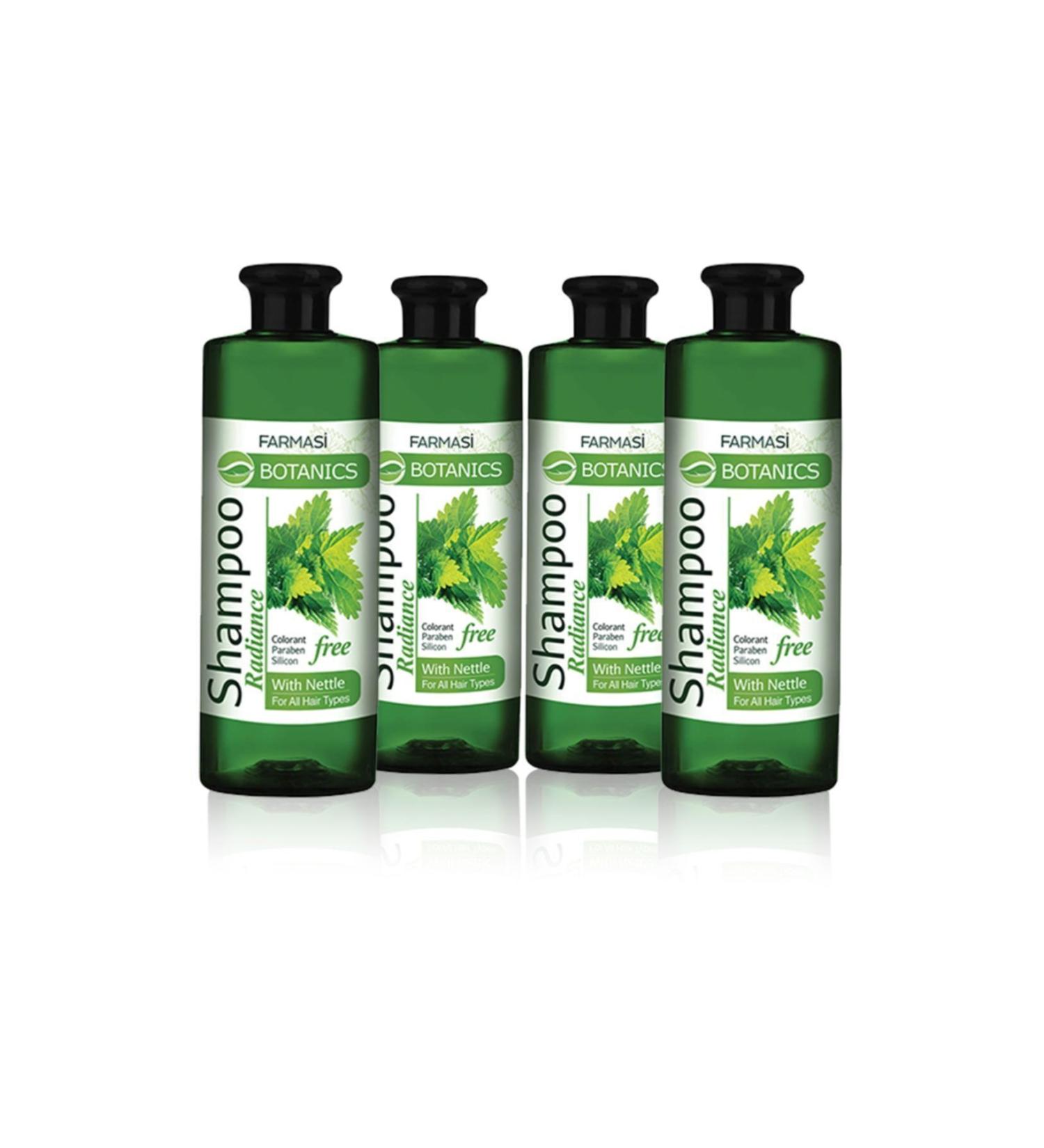 Farmasi Botanics Nettle Essence Shine Shampoo-500ml 4 Pieces