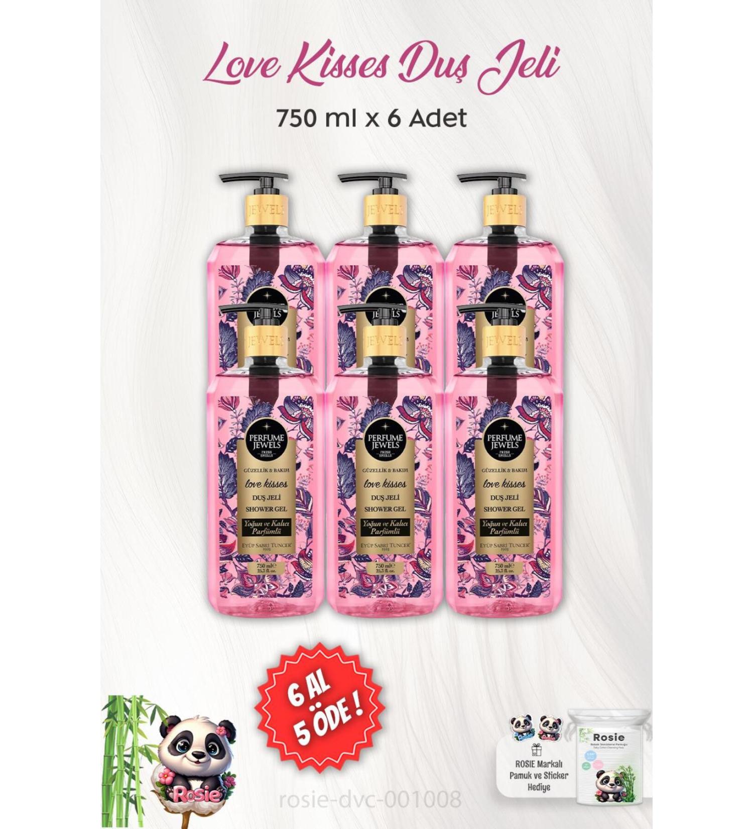 Ey p Sabri Tuncer BUY 6 PAY 5 Ey p Sabri Tuncer Love Kisses Shower Gel 750 ml and ROSIE
