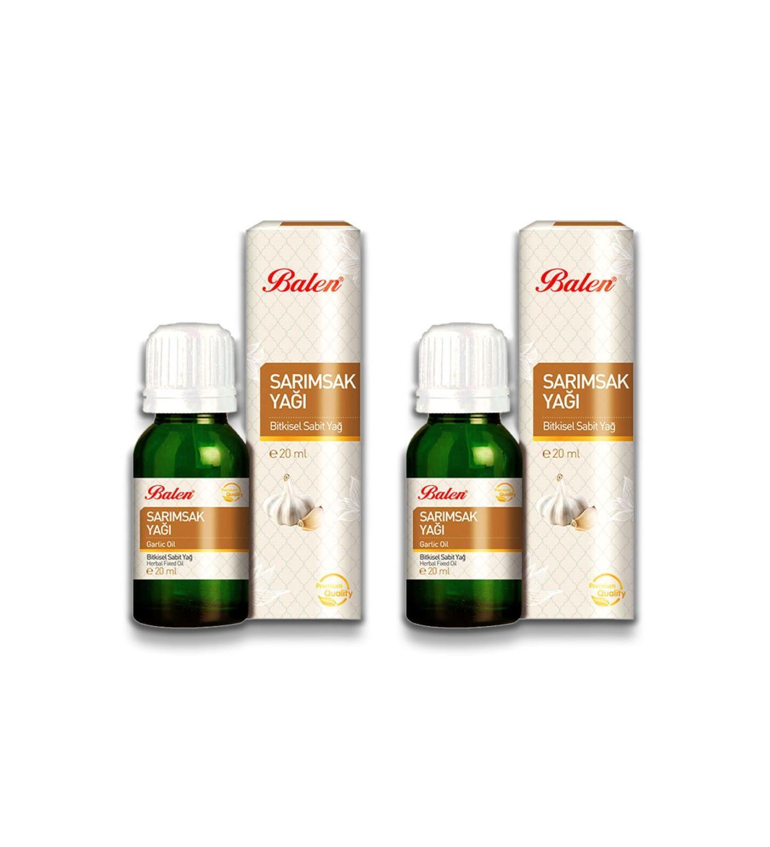 Balen Natural Garlic Oil (EXTRACTION) 20 ml 2 Pieces