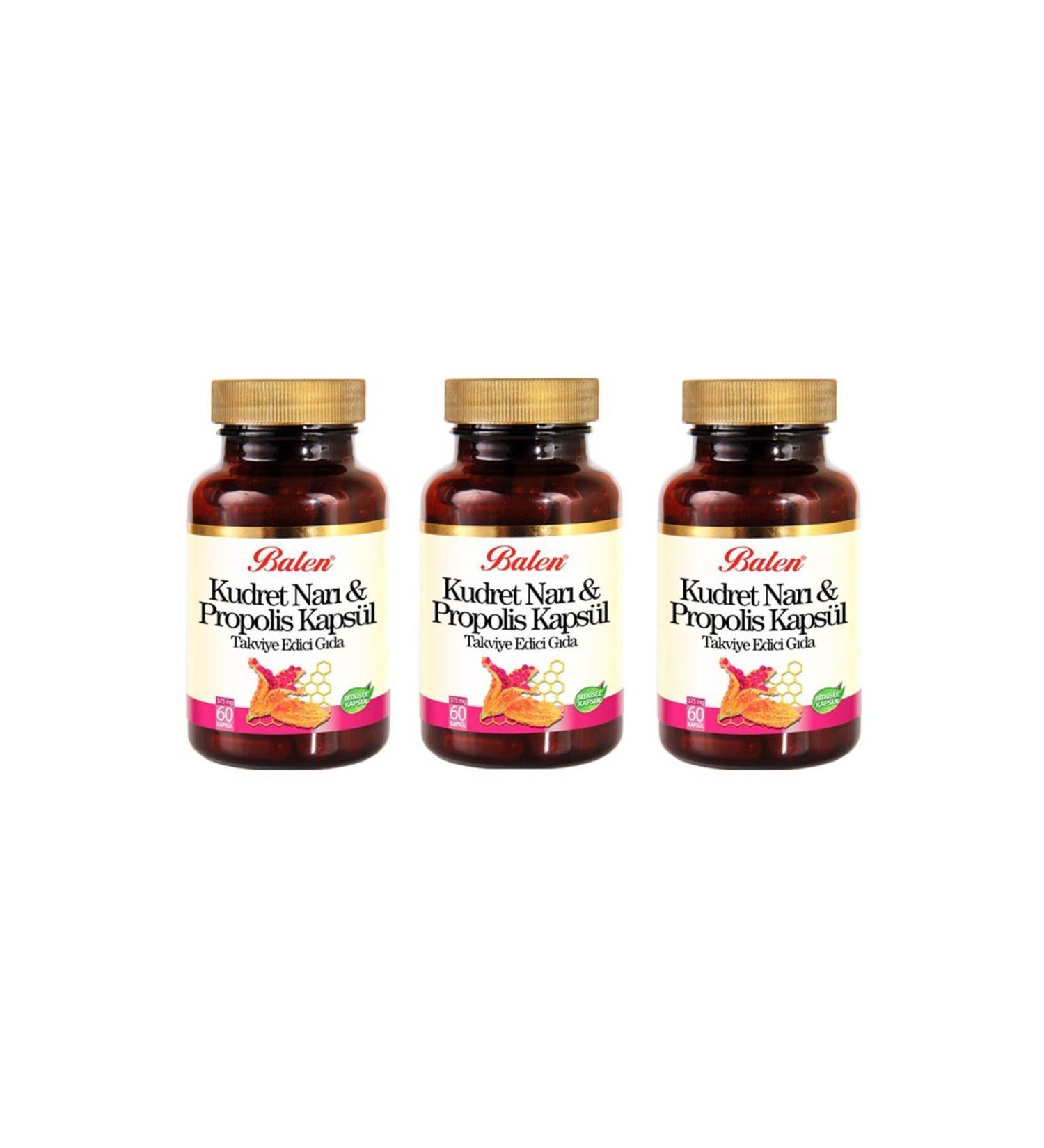 Balen Bitter Melon & Propolis Capsule 375 Mg 60 Capsules 3 Pieces