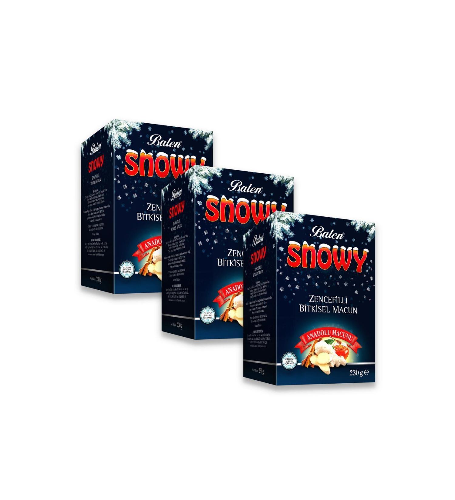 Balen Snowy Ginger Anatolian Winter Paste 230 gr X 3 Pieces