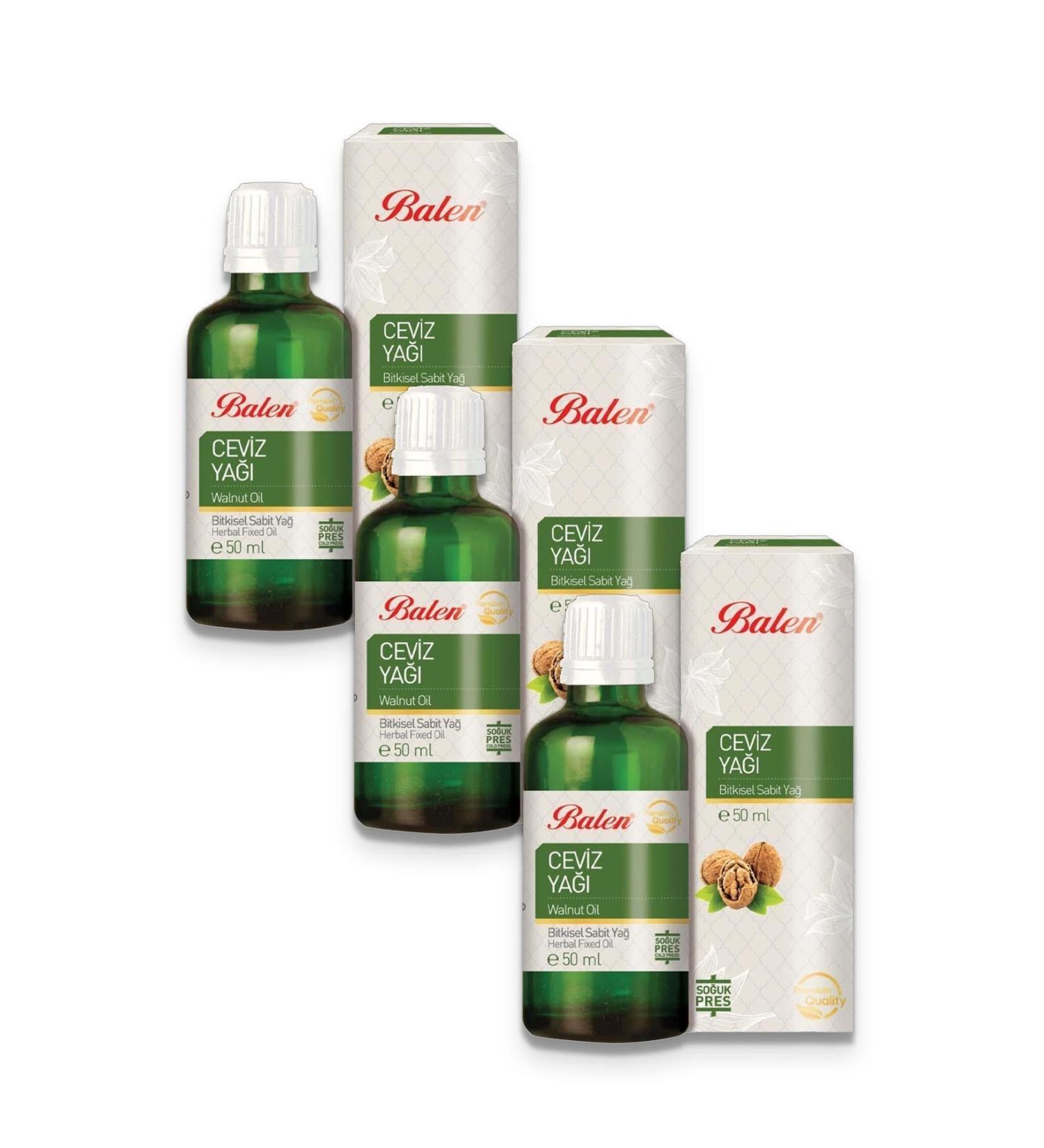 Balen Walnut Oil Cold Press 50 ml 3 Pieces