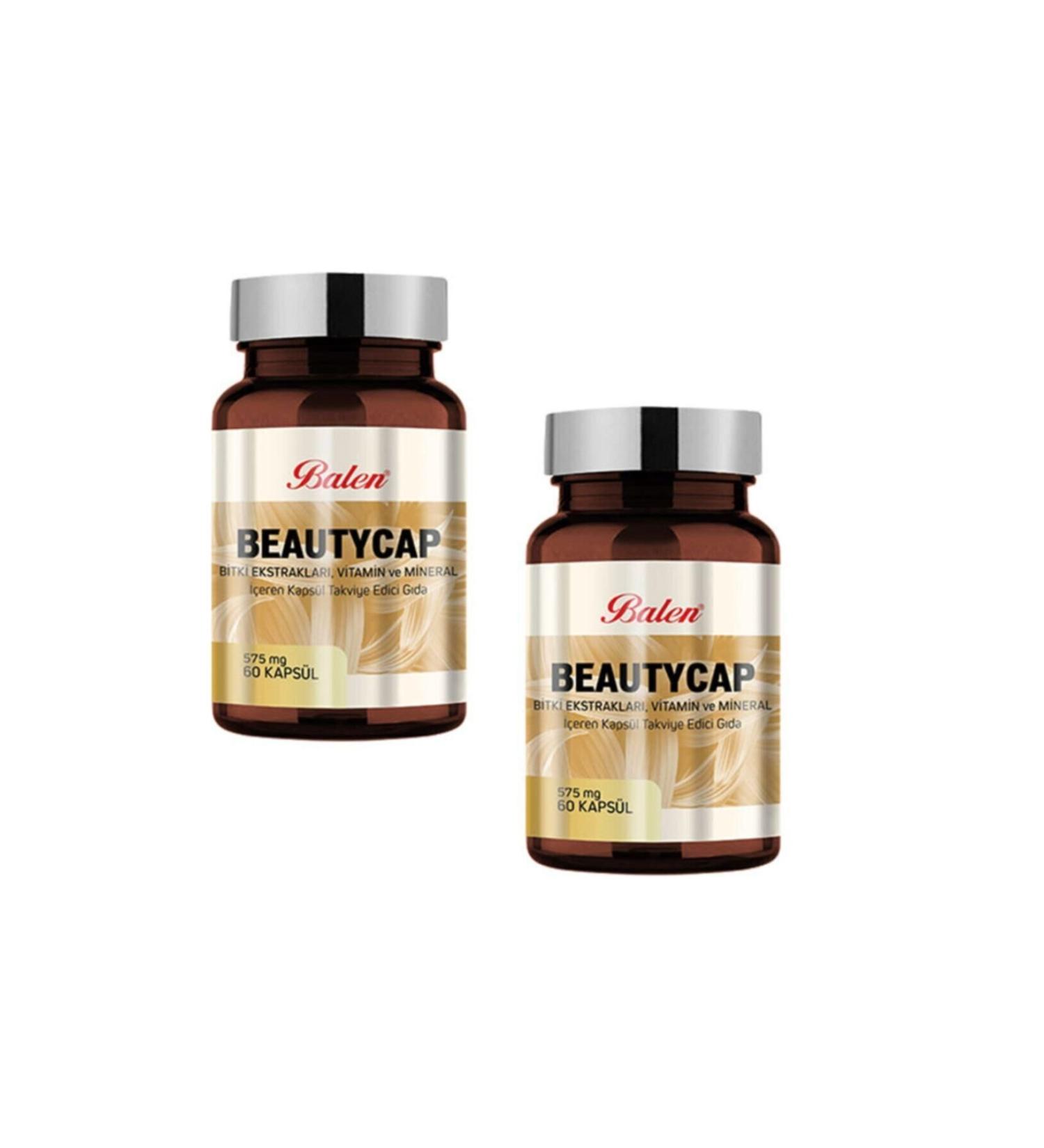 Balen Beautycap Hydrolyzed Collagen Biotin Containing 60 Capsules X 2 Boxes