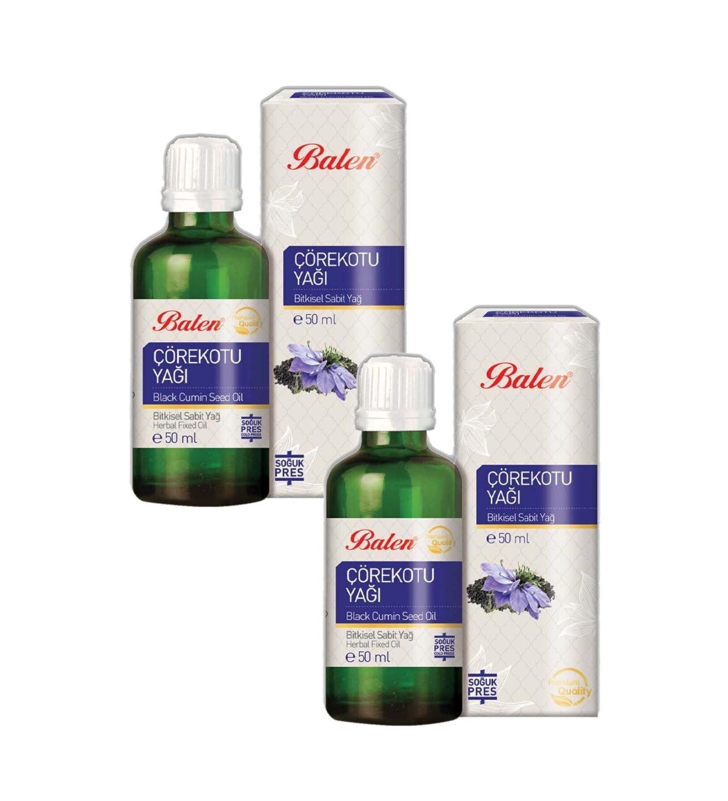 Balen Black Cumin Oil Cold Pressed 50 ml 2 Pieces