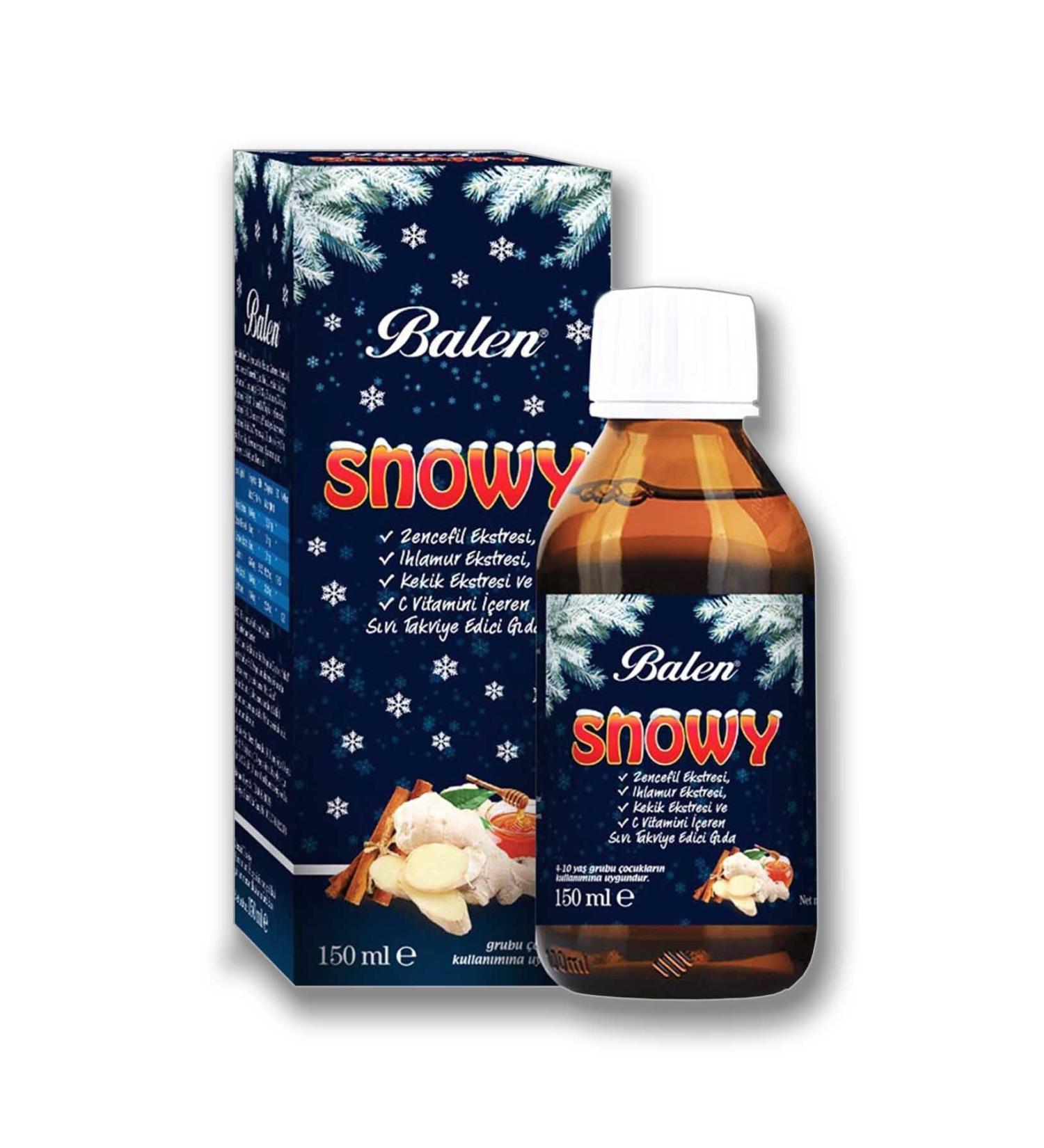 Balen Snowy Ginger Extract-Lime Extract Syrup 150 ml