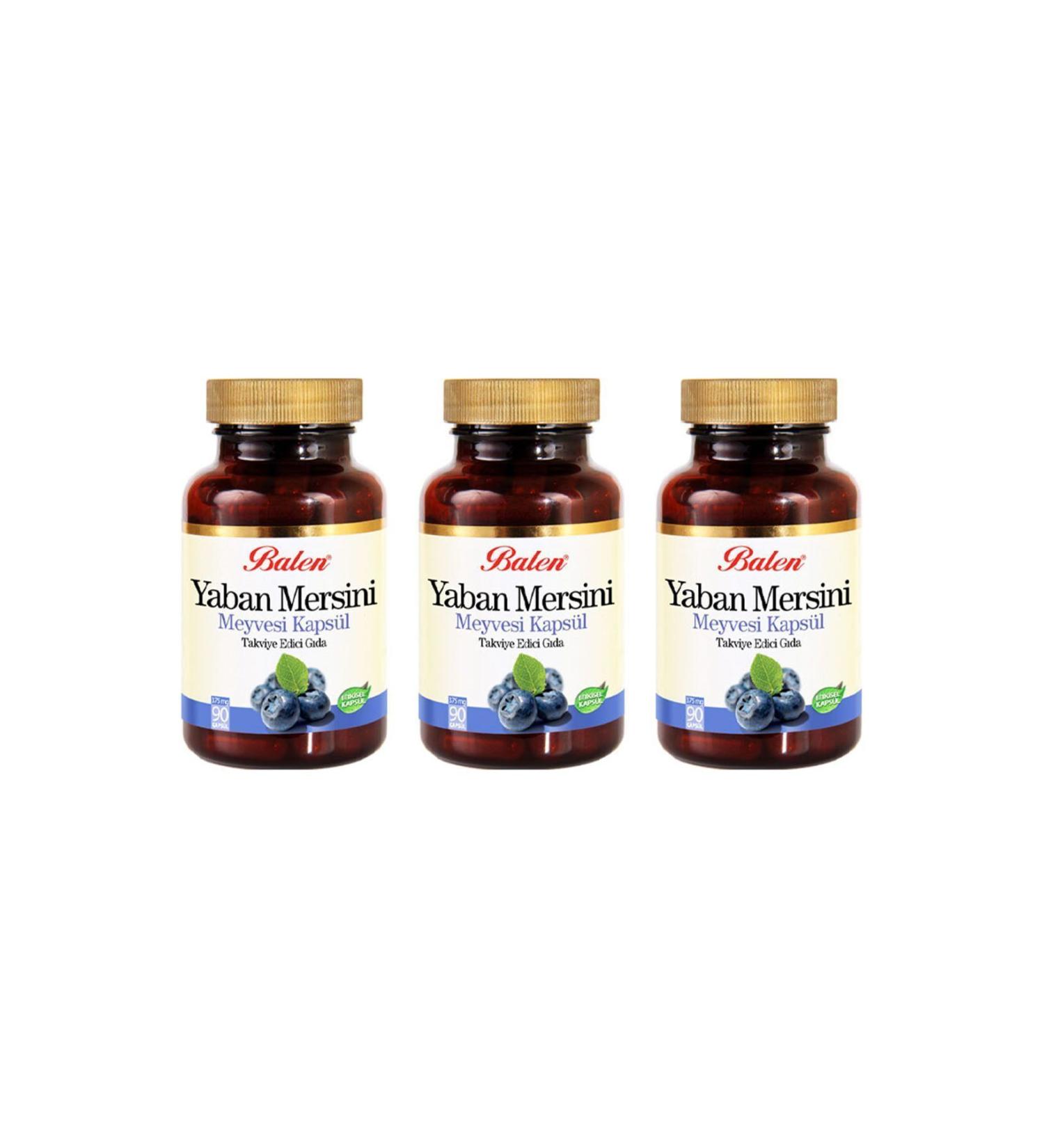 Balen Blueberry Fruit 375 Mg 90 Capsules 3 Pieces