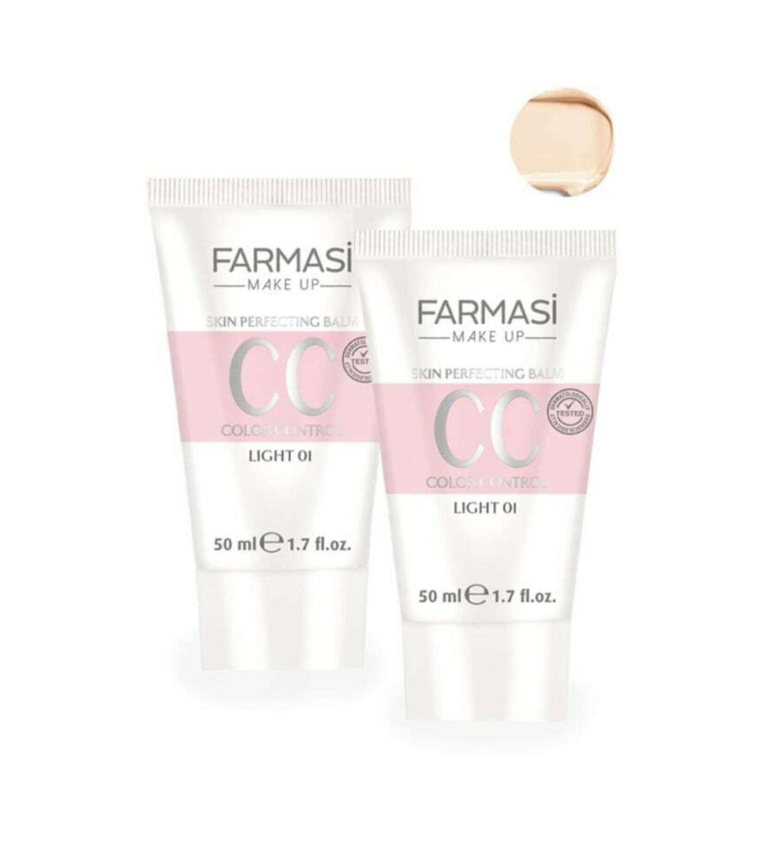 Farmasi CC Cream 2 Pieces 01 Light Light Tone