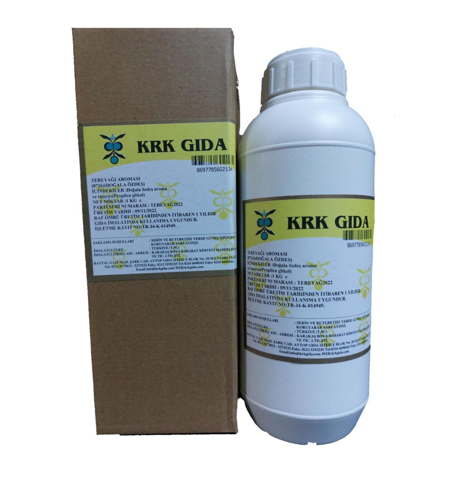Krk Food Butter Flavor 1kg Liquid Form Krk Brand High Quality