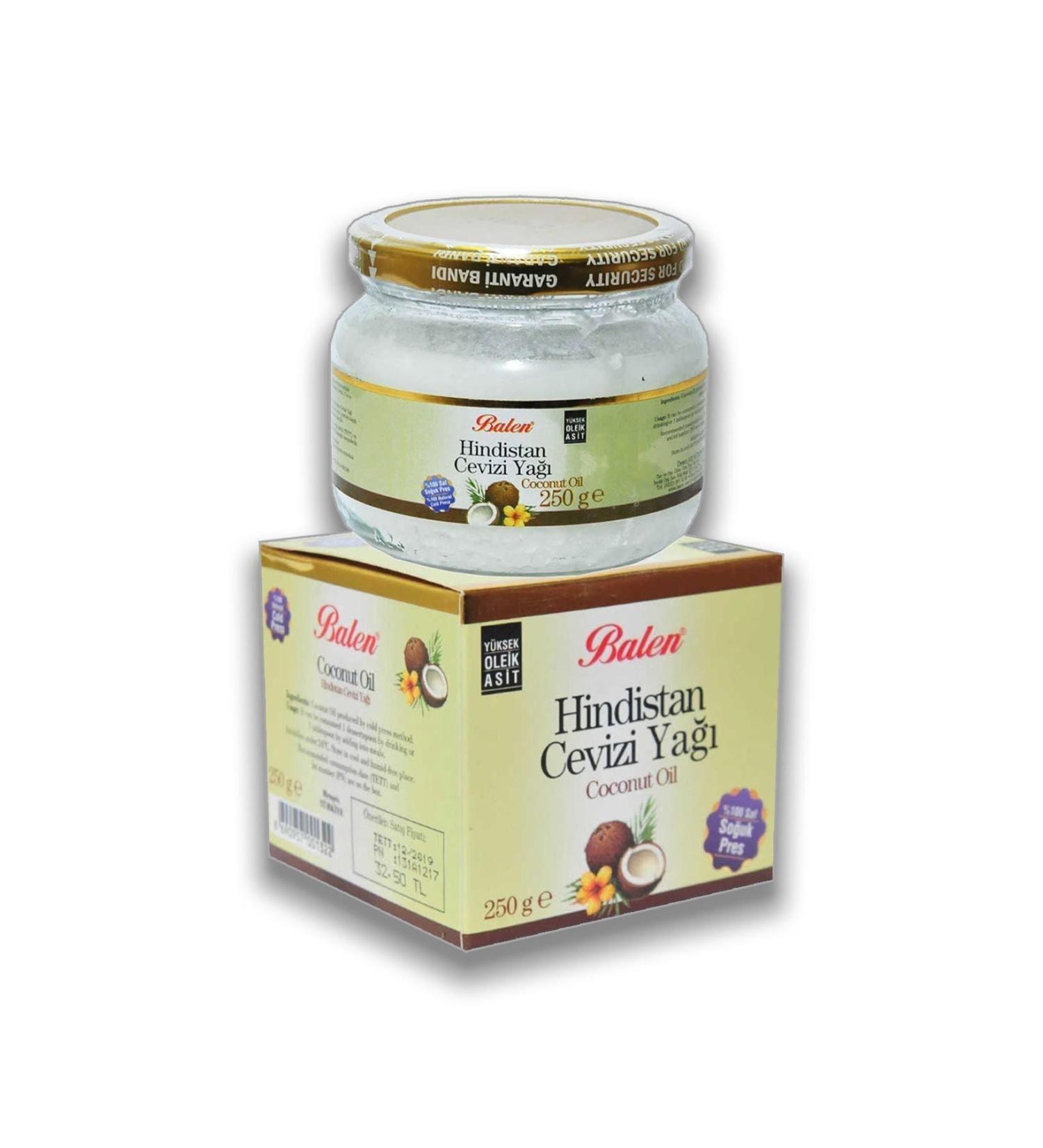 Balen Coconut Oil Cold Press 250 gr - Buy Online on GoSupps.com