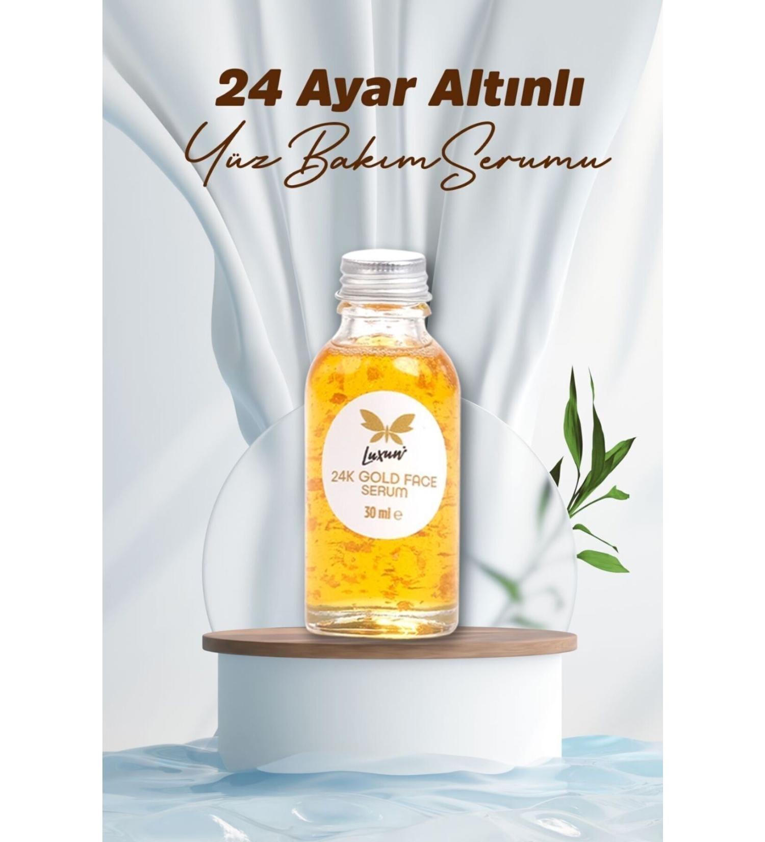 LUXUN COSMETICS 24 Carat Real Gold Face Care Serum 30 Ml - Buy Online on GoSupps.com