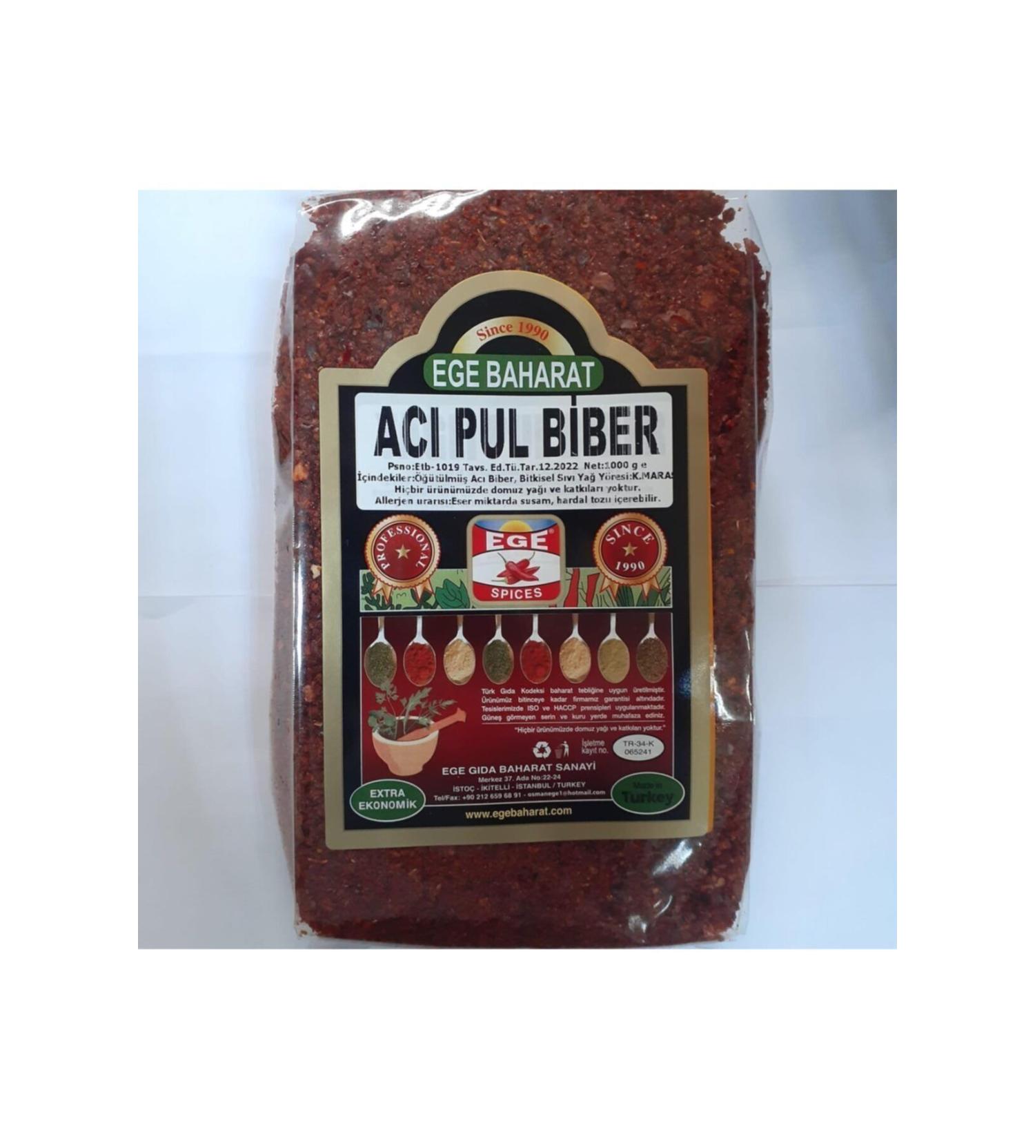 AEGEAN SPICES Hot Pepper Flakes 1 Kg