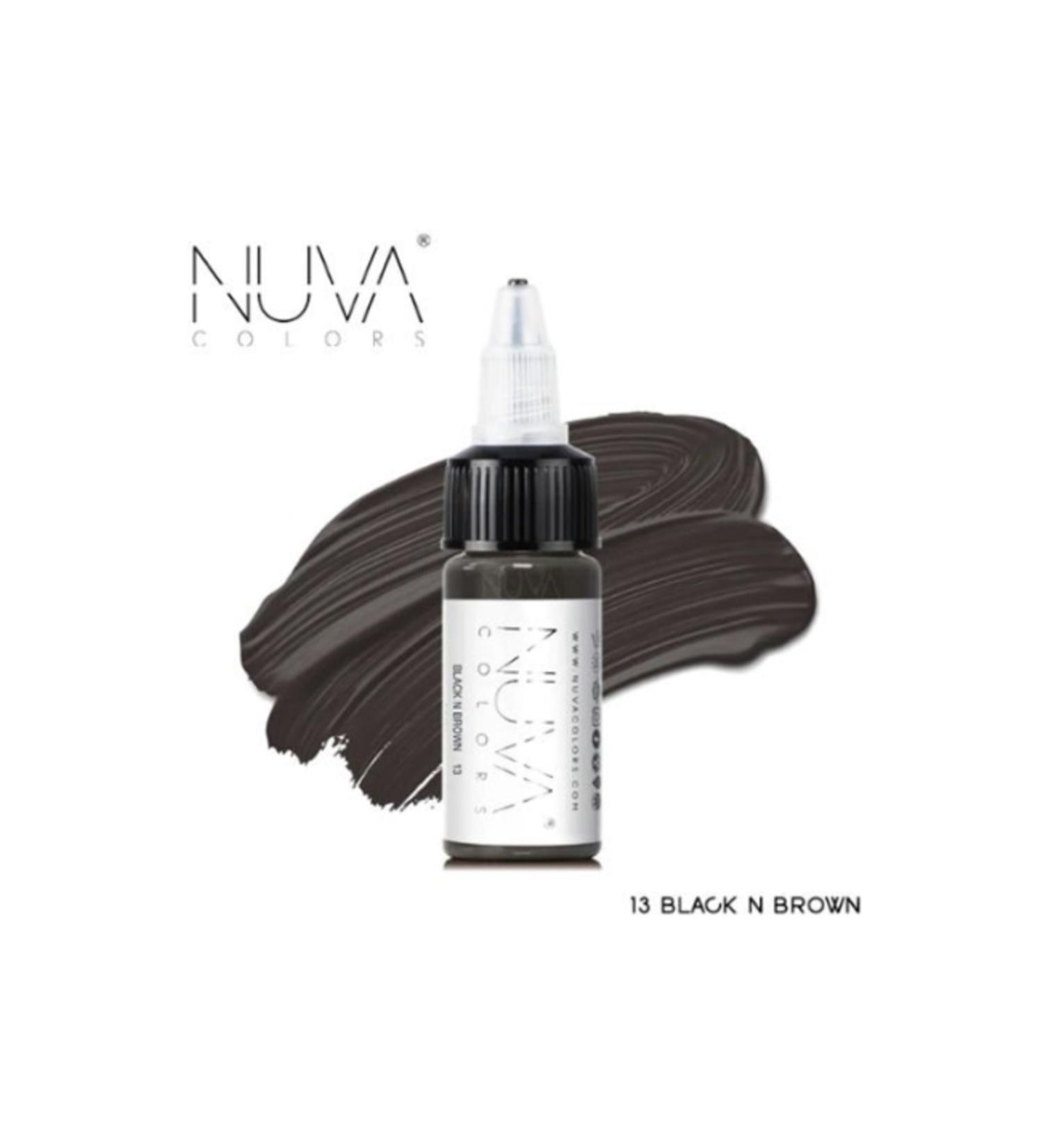 nuva colors Black N Brown Eyeliner Paint 15 ml
