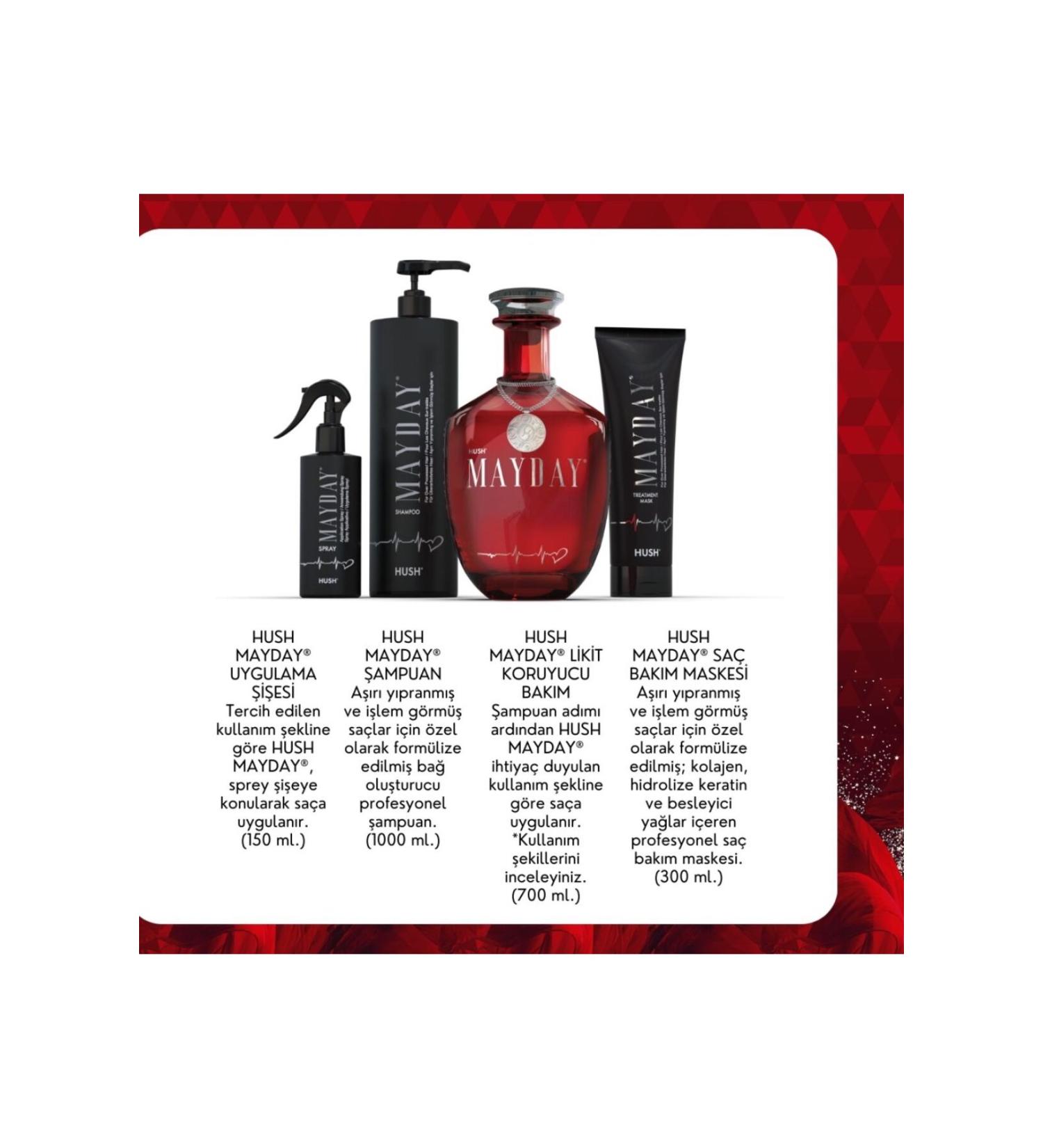 HUSH Mayday Rhythm of Revitalization Starter Hair Care Set 700 ml - Buy Online on GoSupps.com
